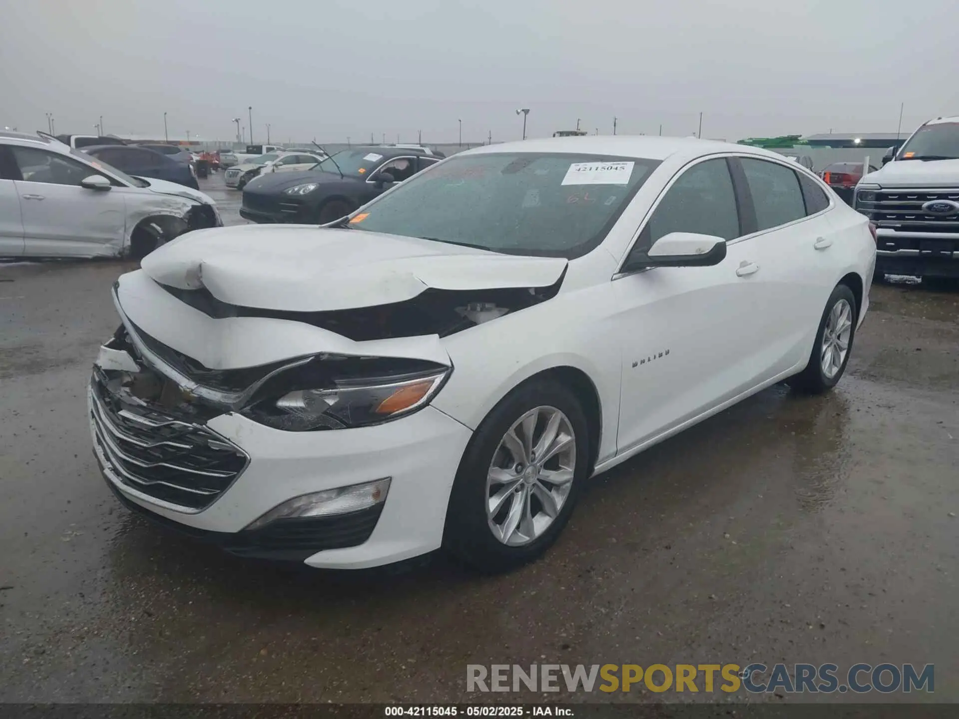 2 fotografías del automóvil dañado 1G1ZD5ST5LF006869 CHEVROLET MALIBU 2020