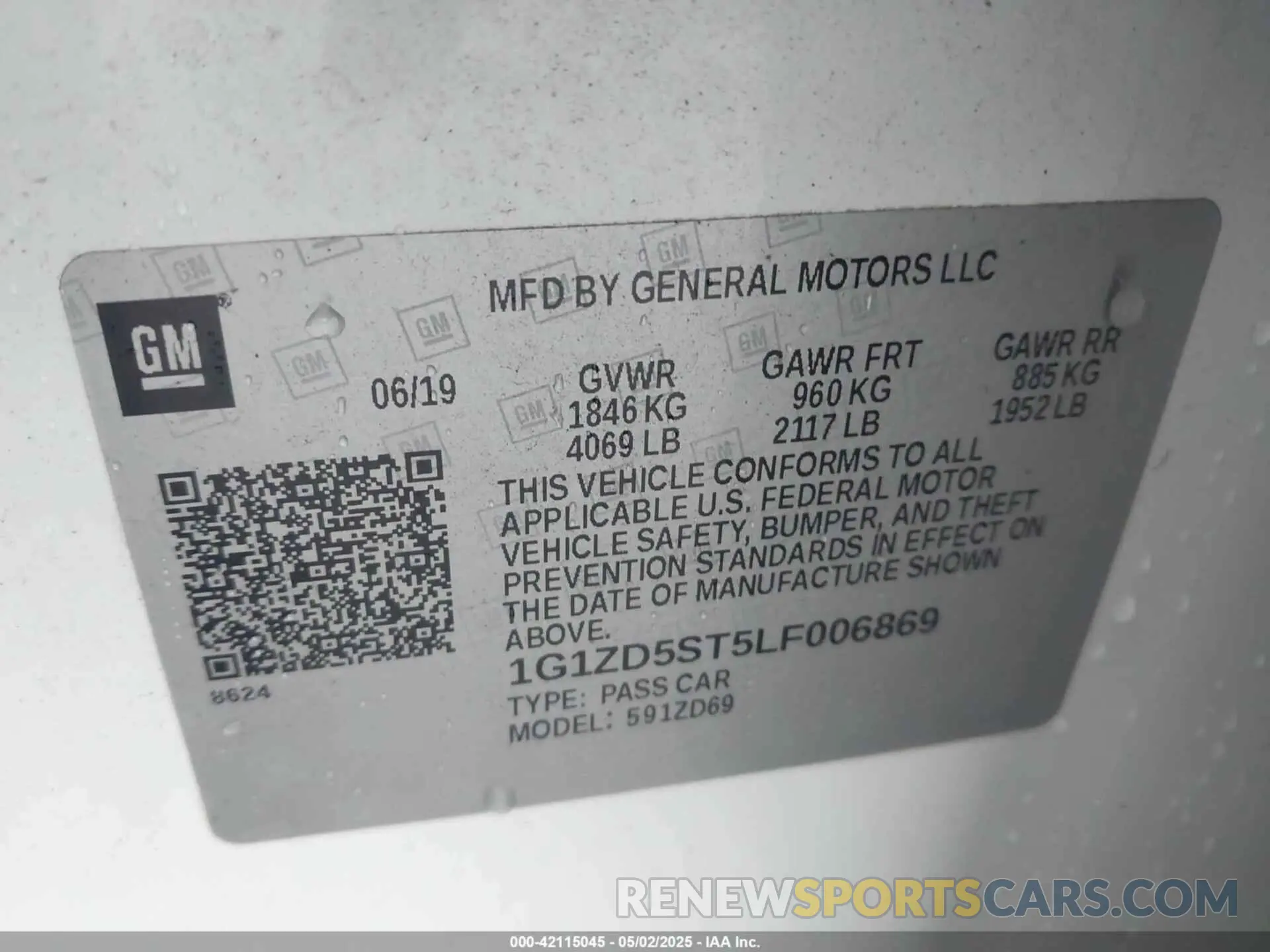 9 fotografías del automóvil dañado 1G1ZD5ST5LF006869 CHEVROLET MALIBU 2020