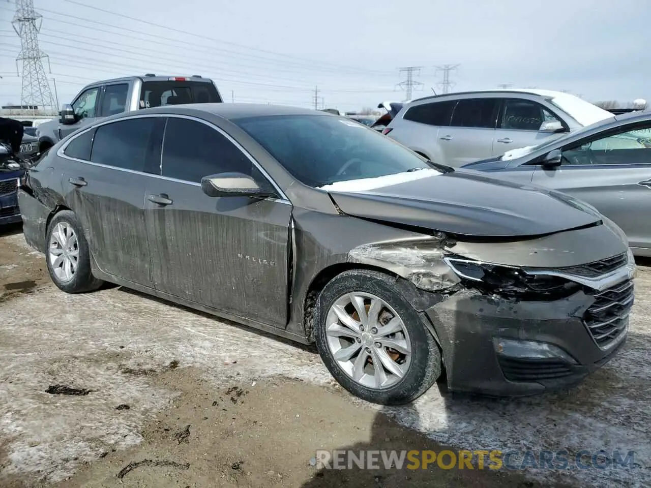 4 fotografías del automóvil dañado 1G1ZD5ST5LF025230 CHEVROLET MALIBU 2020