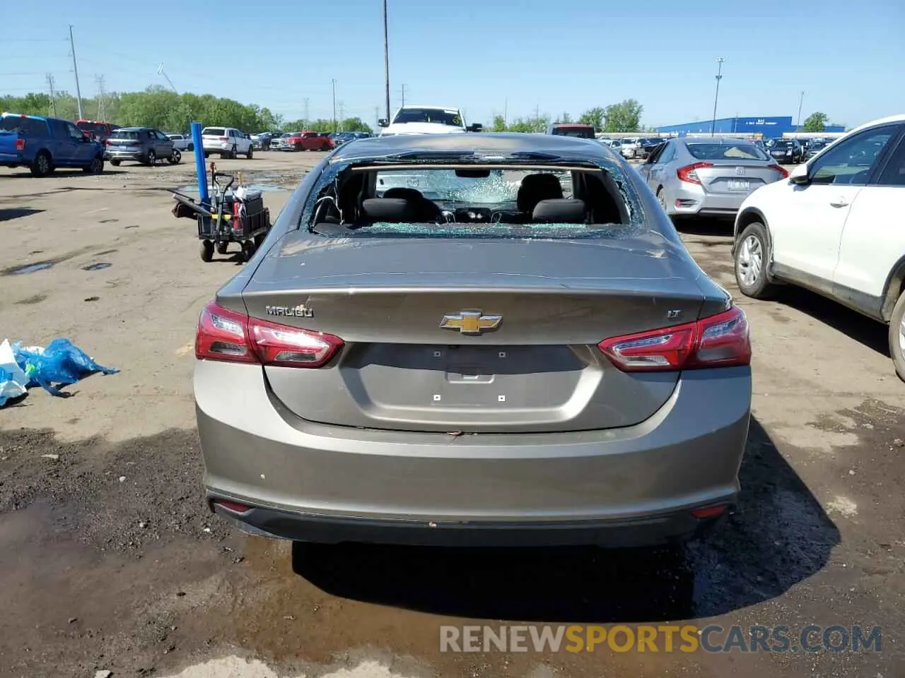 6 fotografías del automóvil dañado 1G1ZD5ST5LF053982 CHEVROLET MALIBU 2020