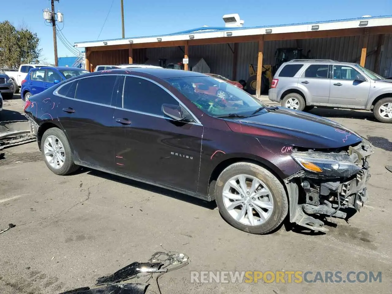 4 fotografías del automóvil dañado 1G1ZD5ST5LF073259 CHEVROLET MALIBU 2020