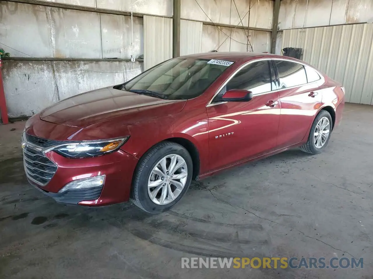 1 fotografías del automóvil dañado 1G1ZD5ST5LF079384 CHEVROLET MALIBU 2020