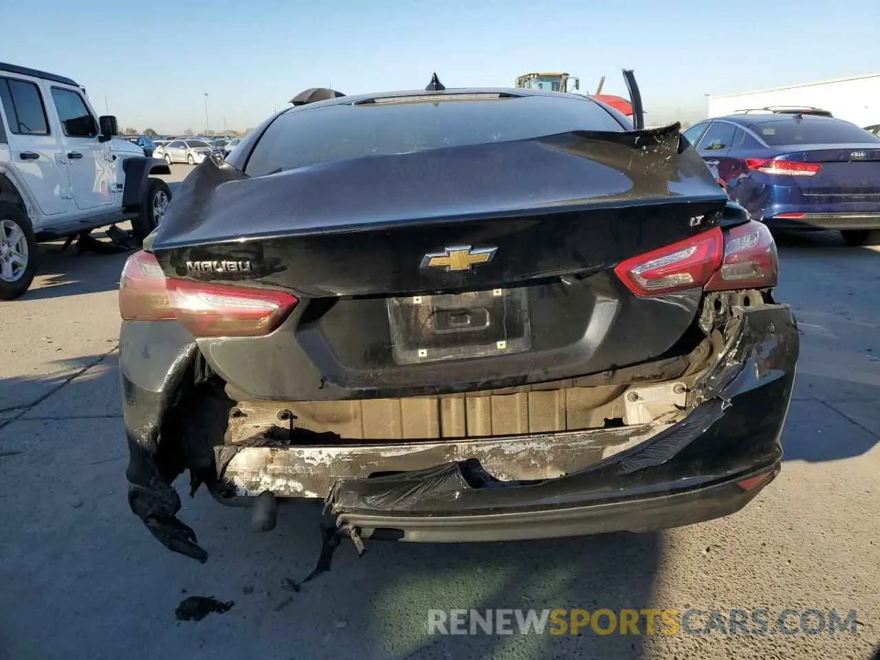 6 fotografías del automóvil dañado 1G1ZD5ST5LF096881 CHEVROLET MALIBU 2020