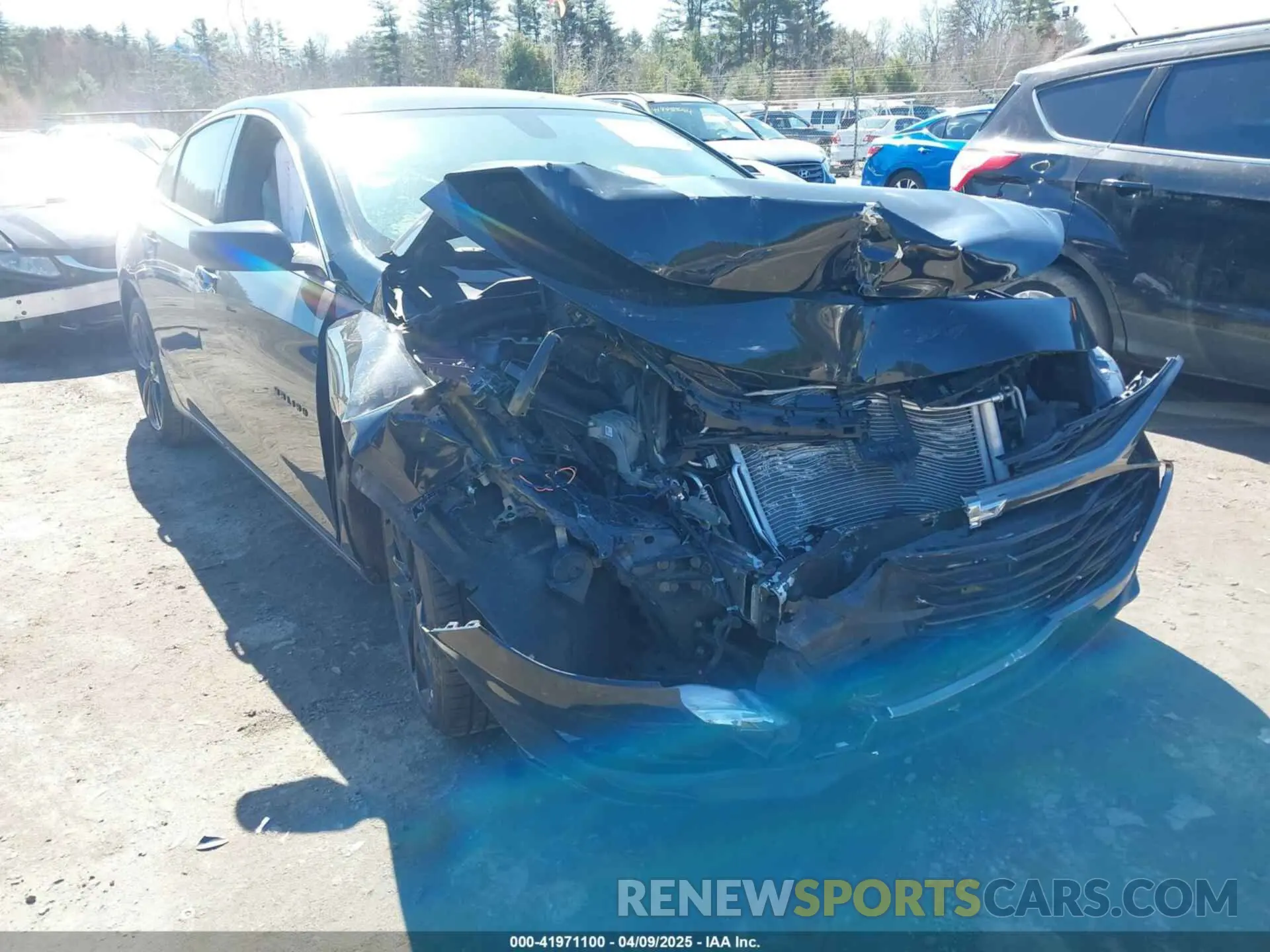 6 fotografías del automóvil dañado 1G1ZD5ST5LF151765 CHEVROLET MALIBU 2020