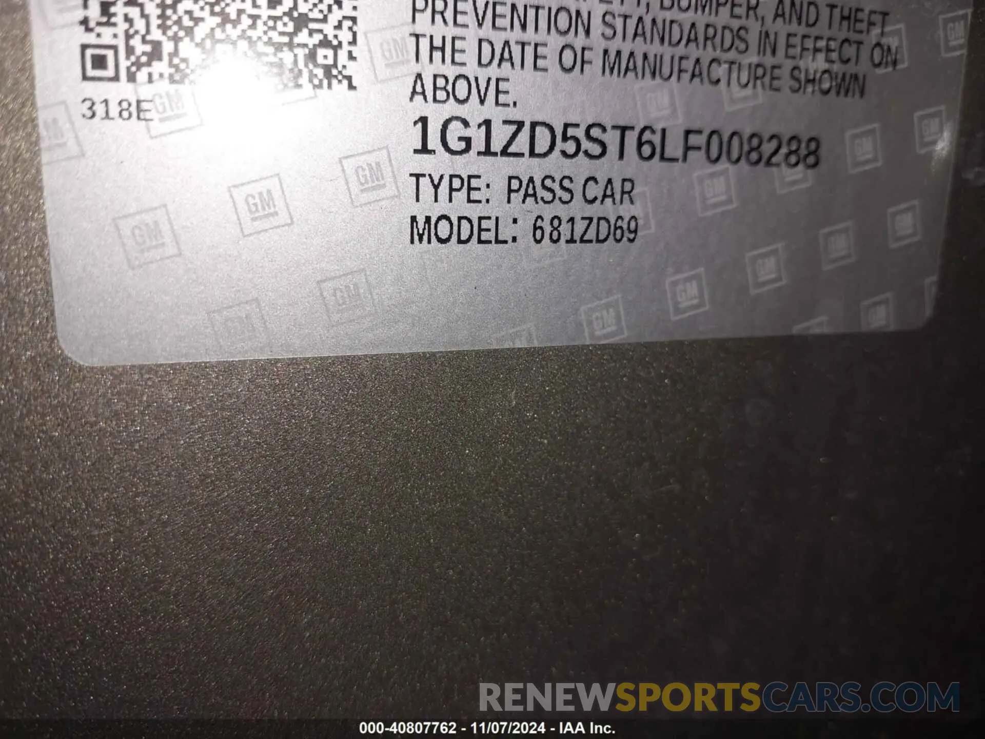9 fotografías del automóvil dañado 1G1ZD5ST6LF008288 CHEVROLET MALIBU 2020