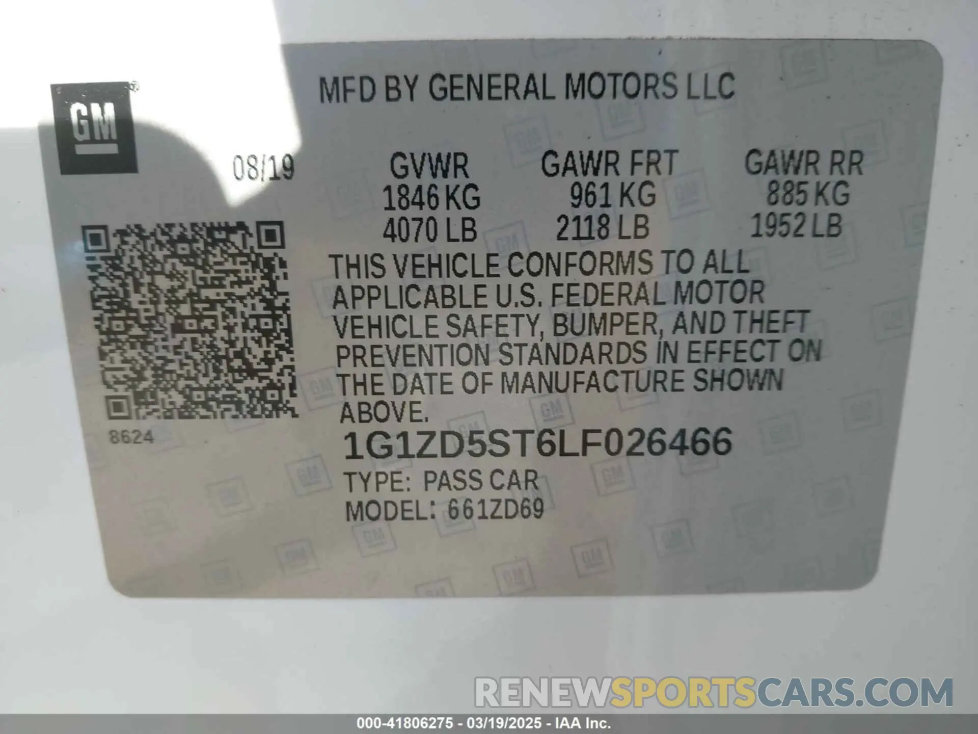 9 fotografías del automóvil dañado 1G1ZD5ST6LF026466 CHEVROLET MALIBU 2020