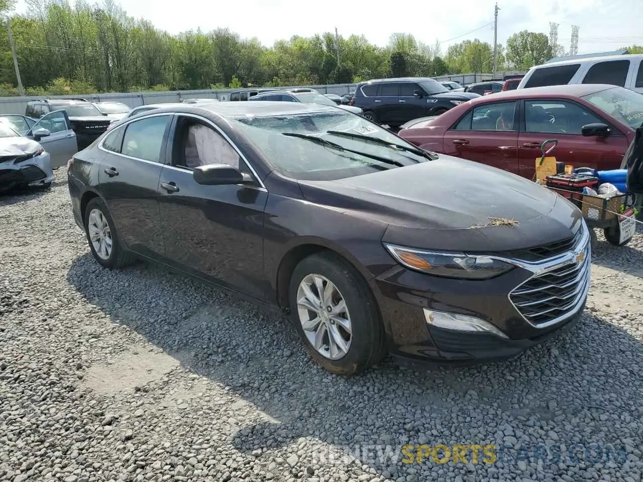 4 fotografías del automóvil dañado 1G1ZD5ST6LF072895 CHEVROLET MALIBU 2020