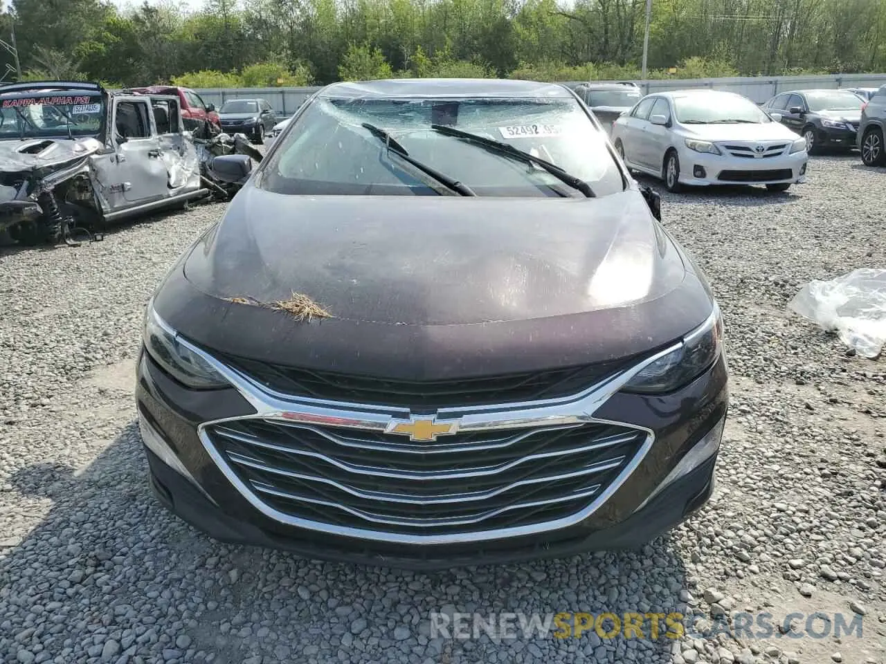 5 fotografías del automóvil dañado 1G1ZD5ST6LF072895 CHEVROLET MALIBU 2020