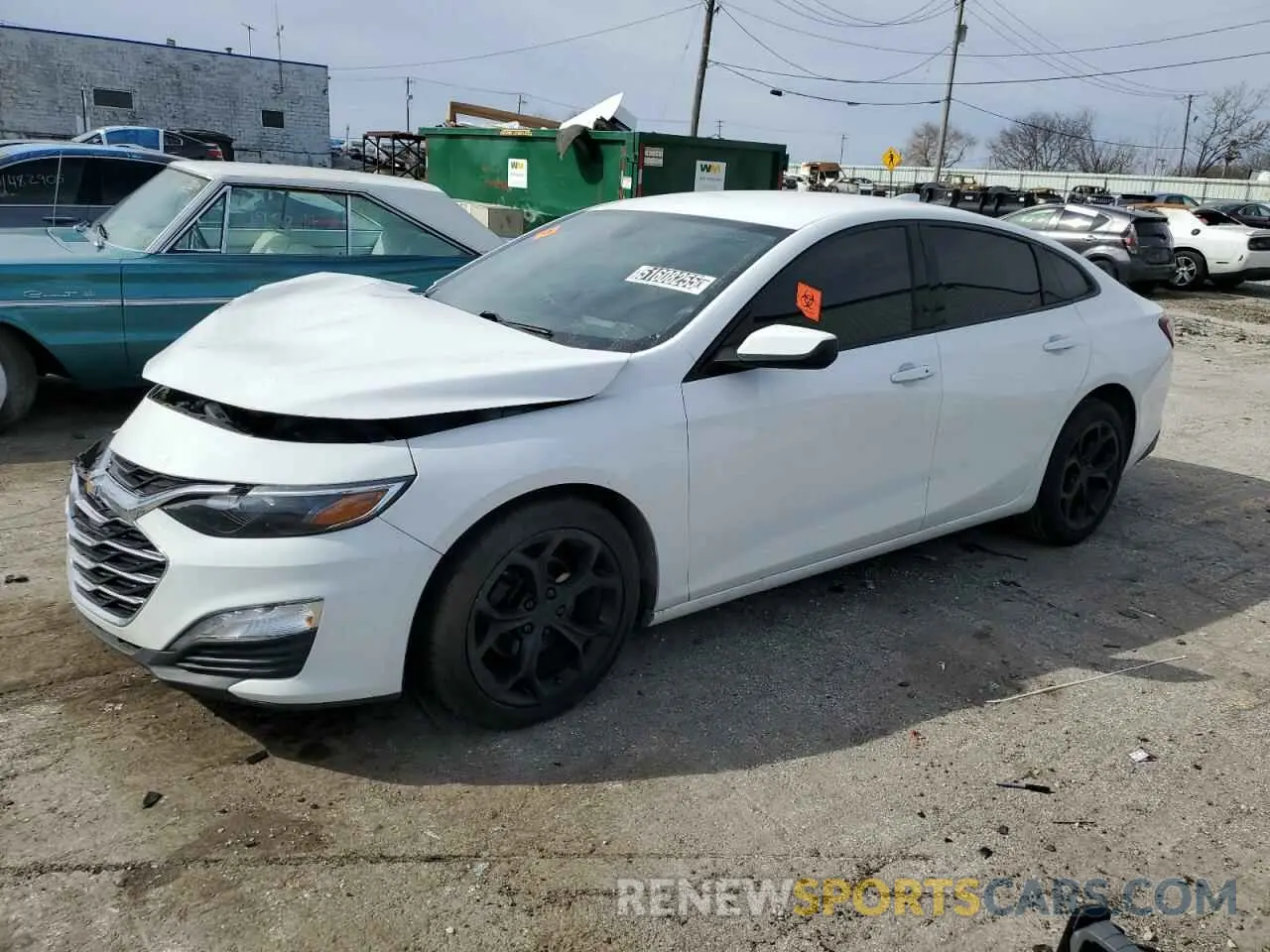 1 fotografías del automóvil dañado 1G1ZD5ST6LF109217 CHEVROLET MALIBU 2020