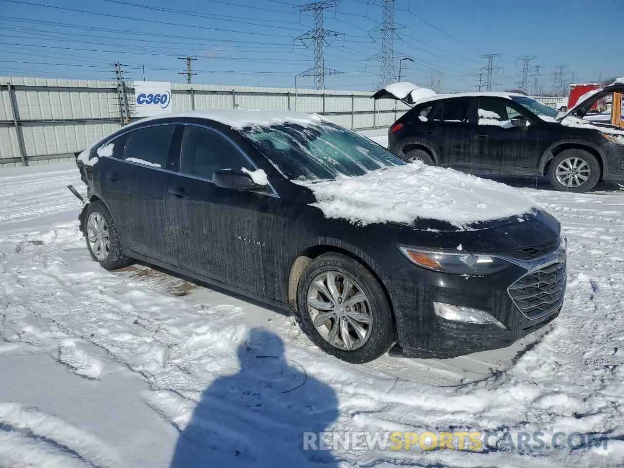 4 fotografías del automóvil dañado 1G1ZD5ST6LF112344 CHEVROLET MALIBU 2020