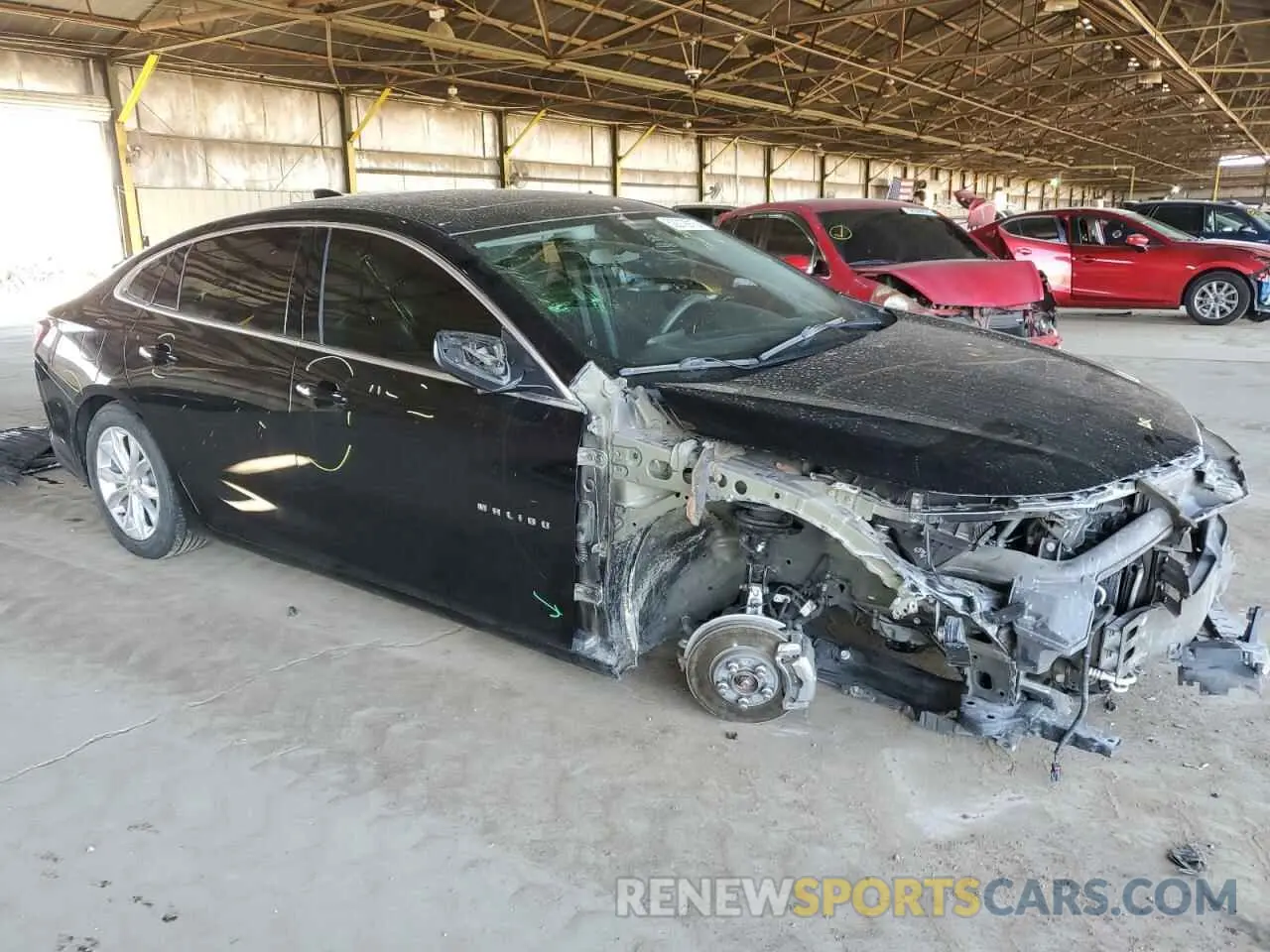 4 fotografías del automóvil dañado 1G1ZD5ST7LF017310 CHEVROLET MALIBU 2020