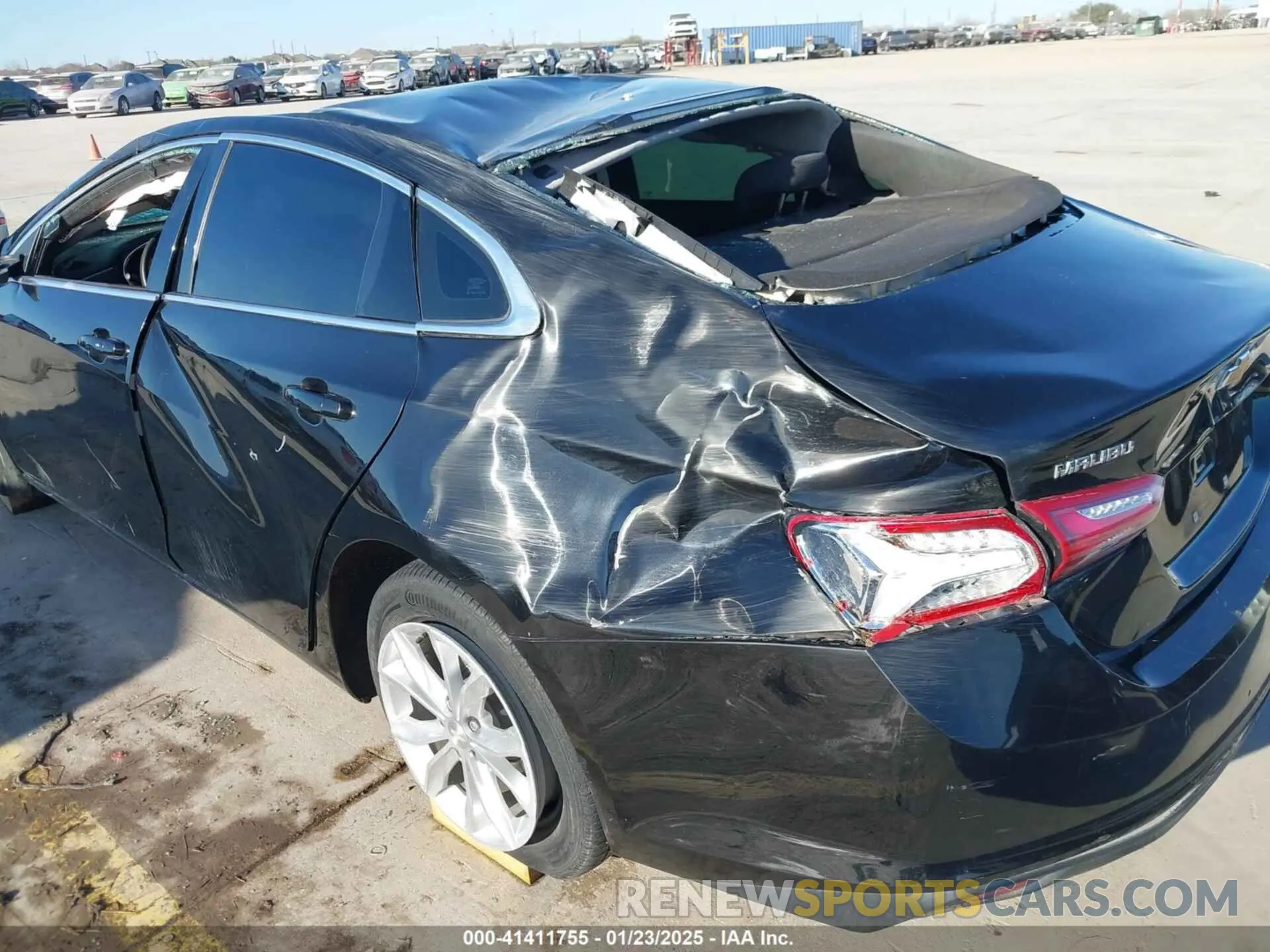 6 fotografías del automóvil dañado 1G1ZD5ST7LF035547 CHEVROLET MALIBU 2020