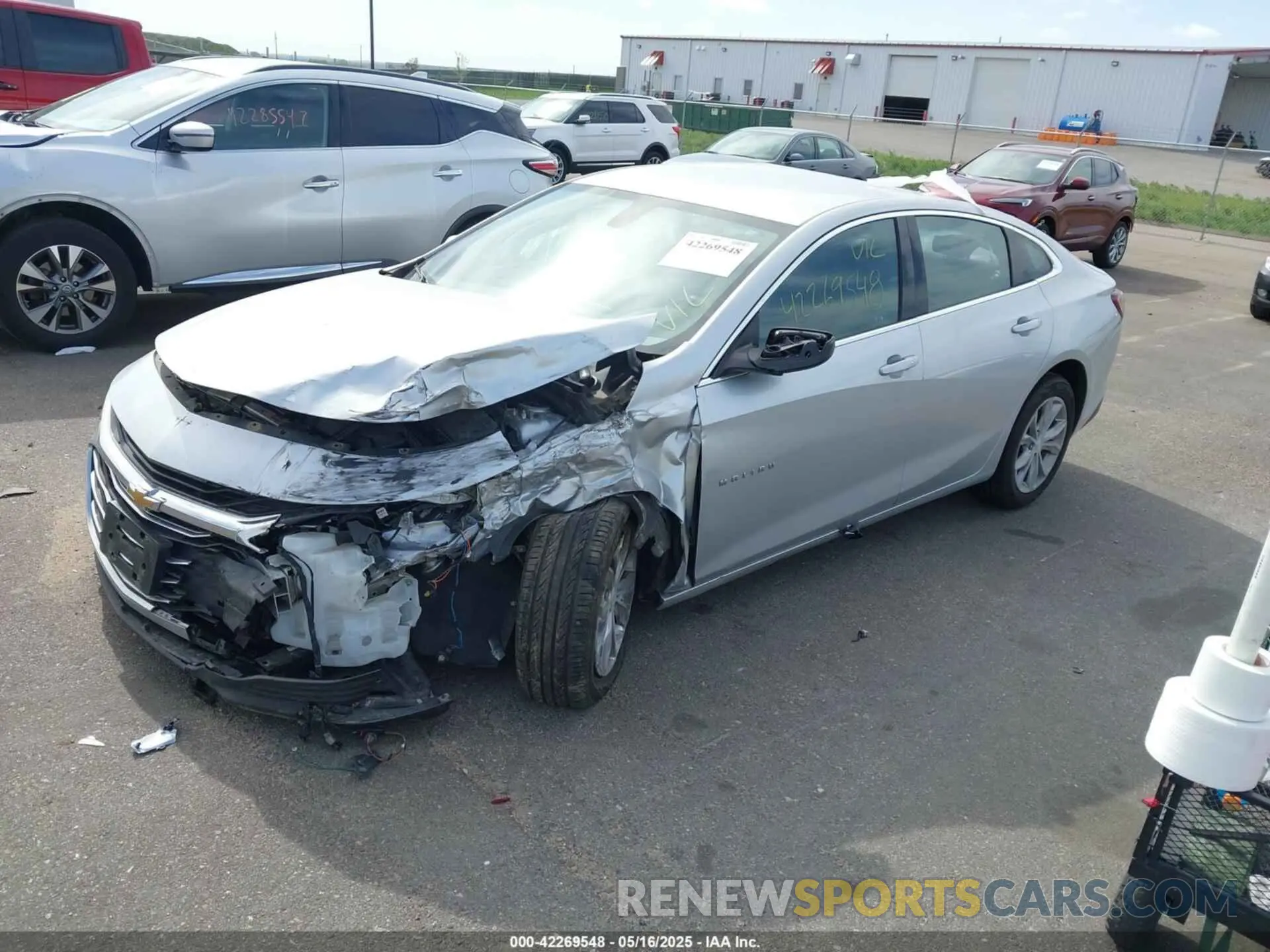 2 fotografías del automóvil dañado 1G1ZD5ST7LF089009 CHEVROLET MALIBU 2020