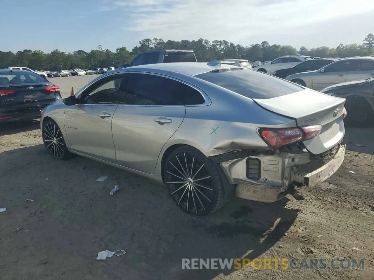 2 fotografías del automóvil dañado 1G1ZD5ST7LF117309 CHEVROLET MALIBU 2020