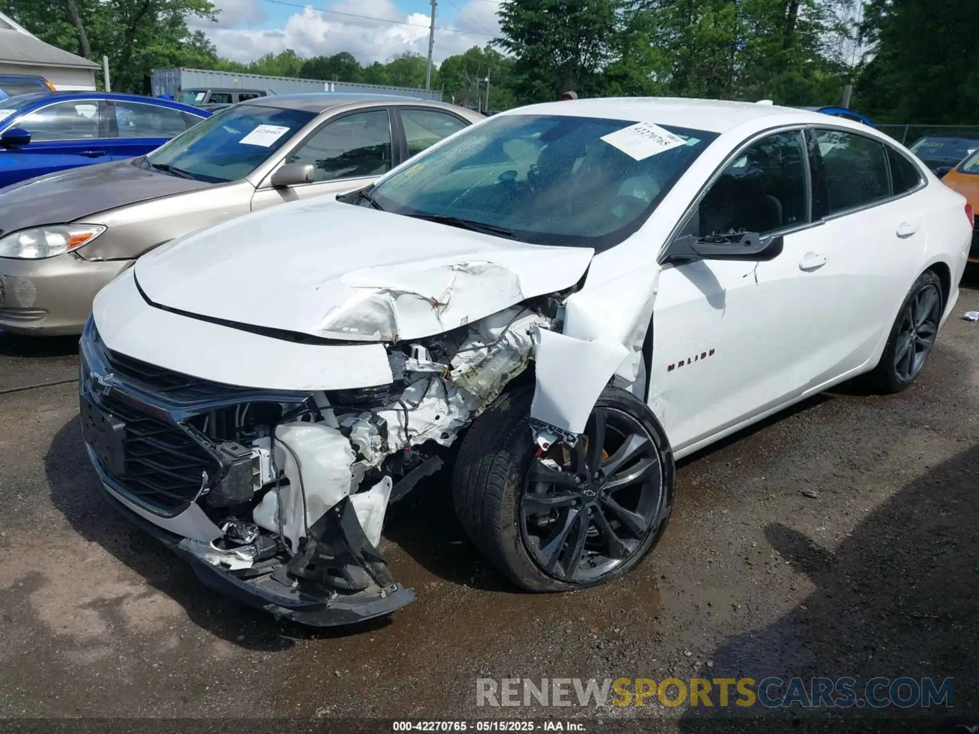 2 fotografías del automóvil dañado 1G1ZD5ST7LF154909 CHEVROLET MALIBU 2020