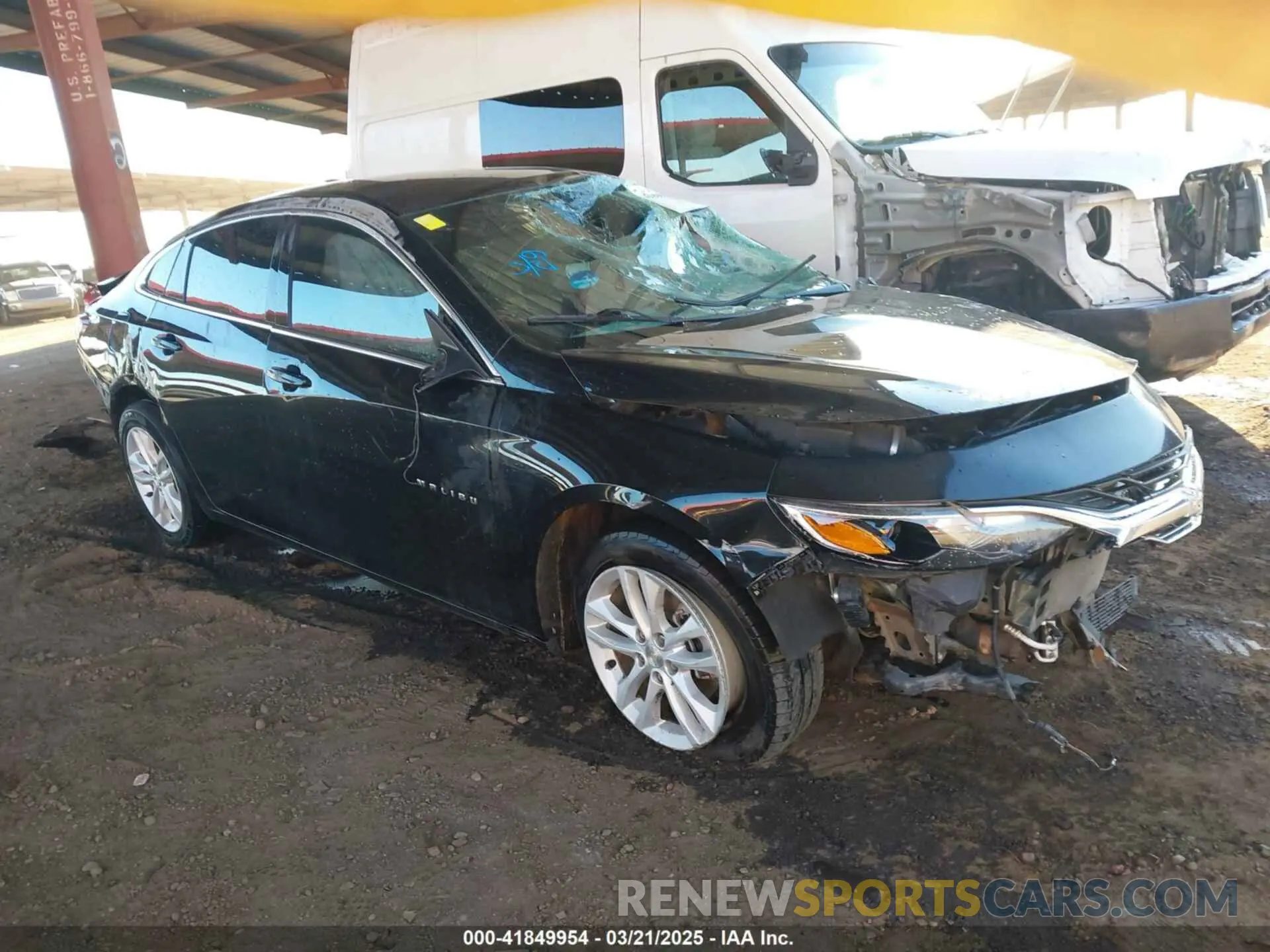 1 fotografías del automóvil dañado 1G1ZD5ST8LF018840 CHEVROLET MALIBU 2020