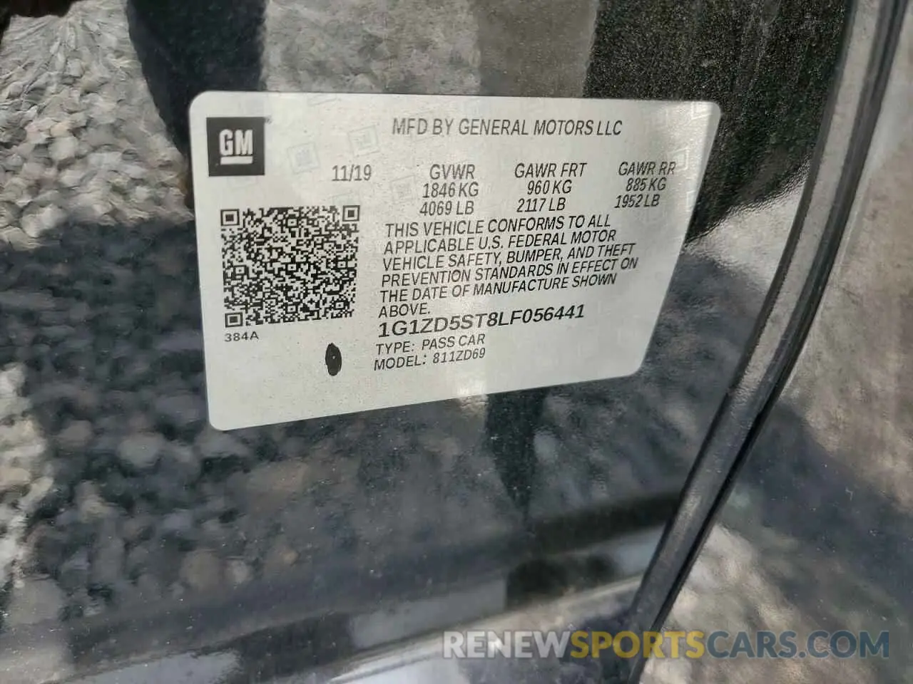 12 fotografías del automóvil dañado 1G1ZD5ST8LF056441 CHEVROLET MALIBU 2020