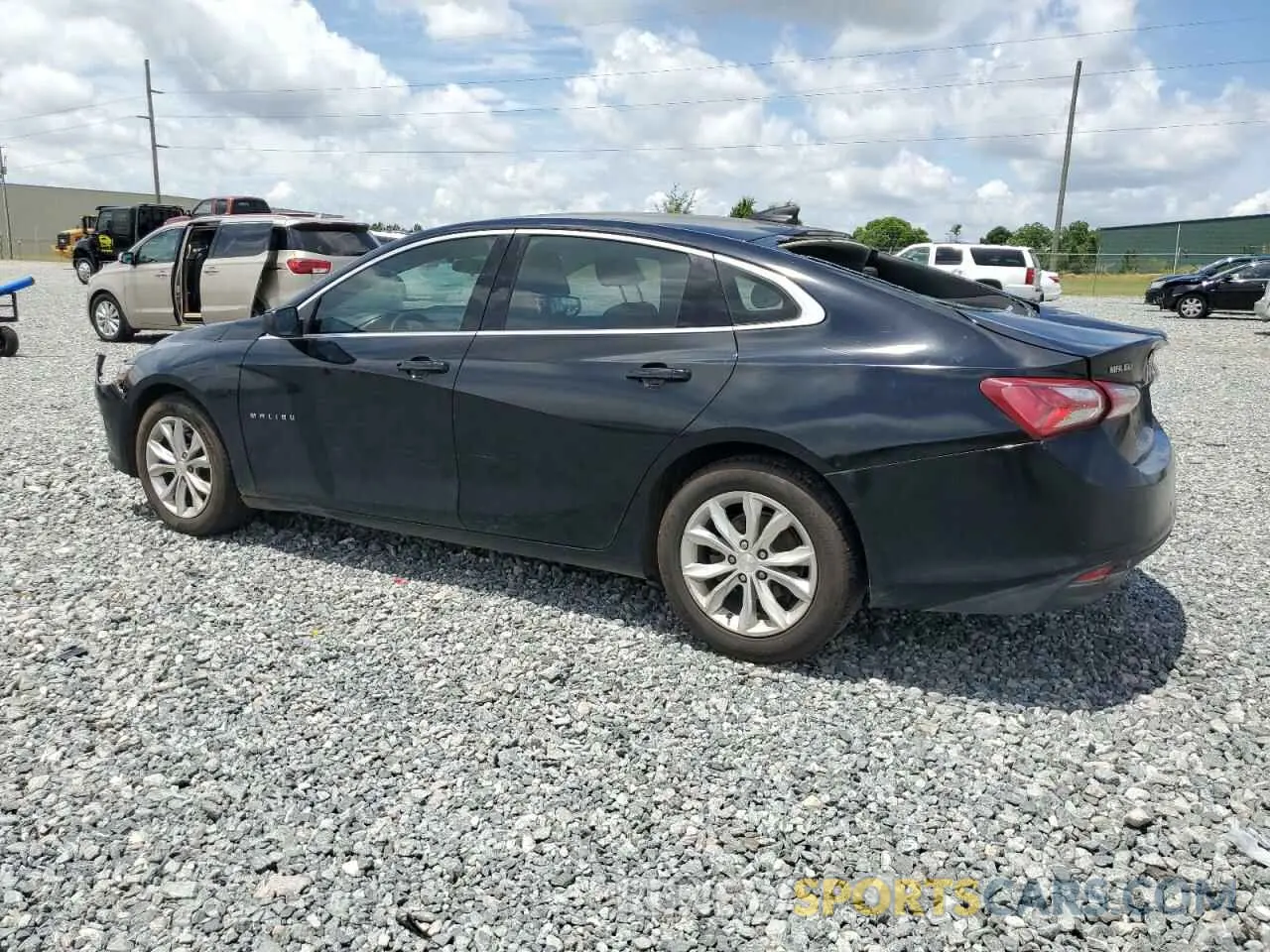 2 fotografías del automóvil dañado 1G1ZD5ST8LF056441 CHEVROLET MALIBU 2020