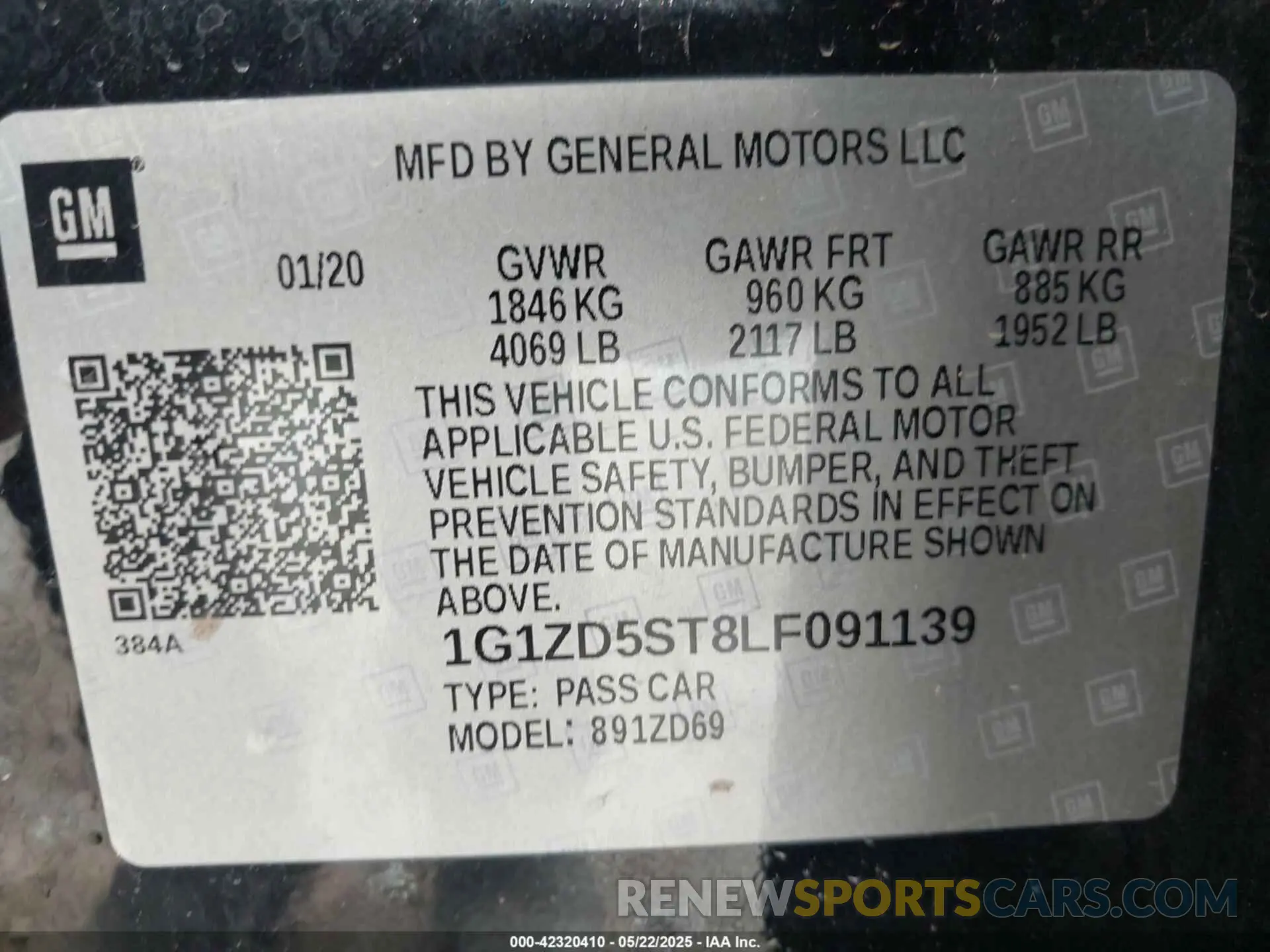9 fotografías del automóvil dañado 1G1ZD5ST8LF091139 CHEVROLET MALIBU 2020