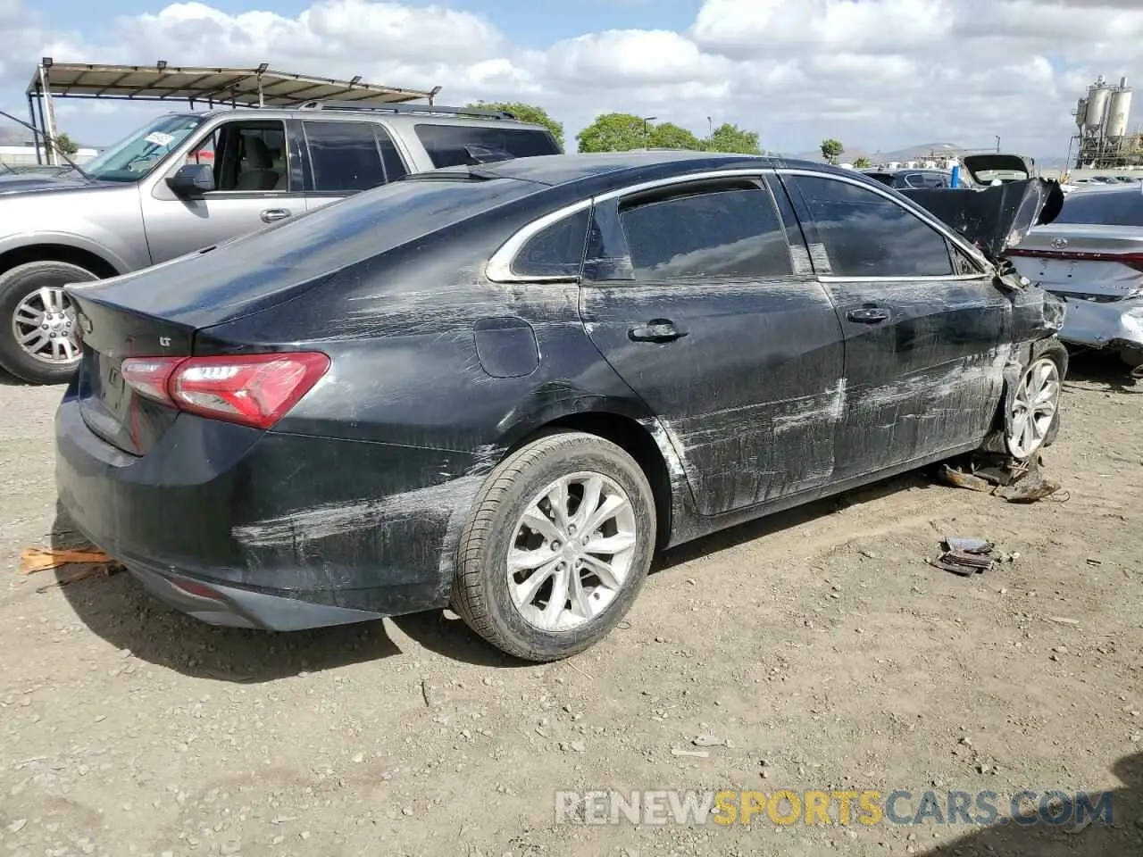 3 fotografías del automóvil dañado 1G1ZD5ST8LF114662 CHEVROLET MALIBU 2020