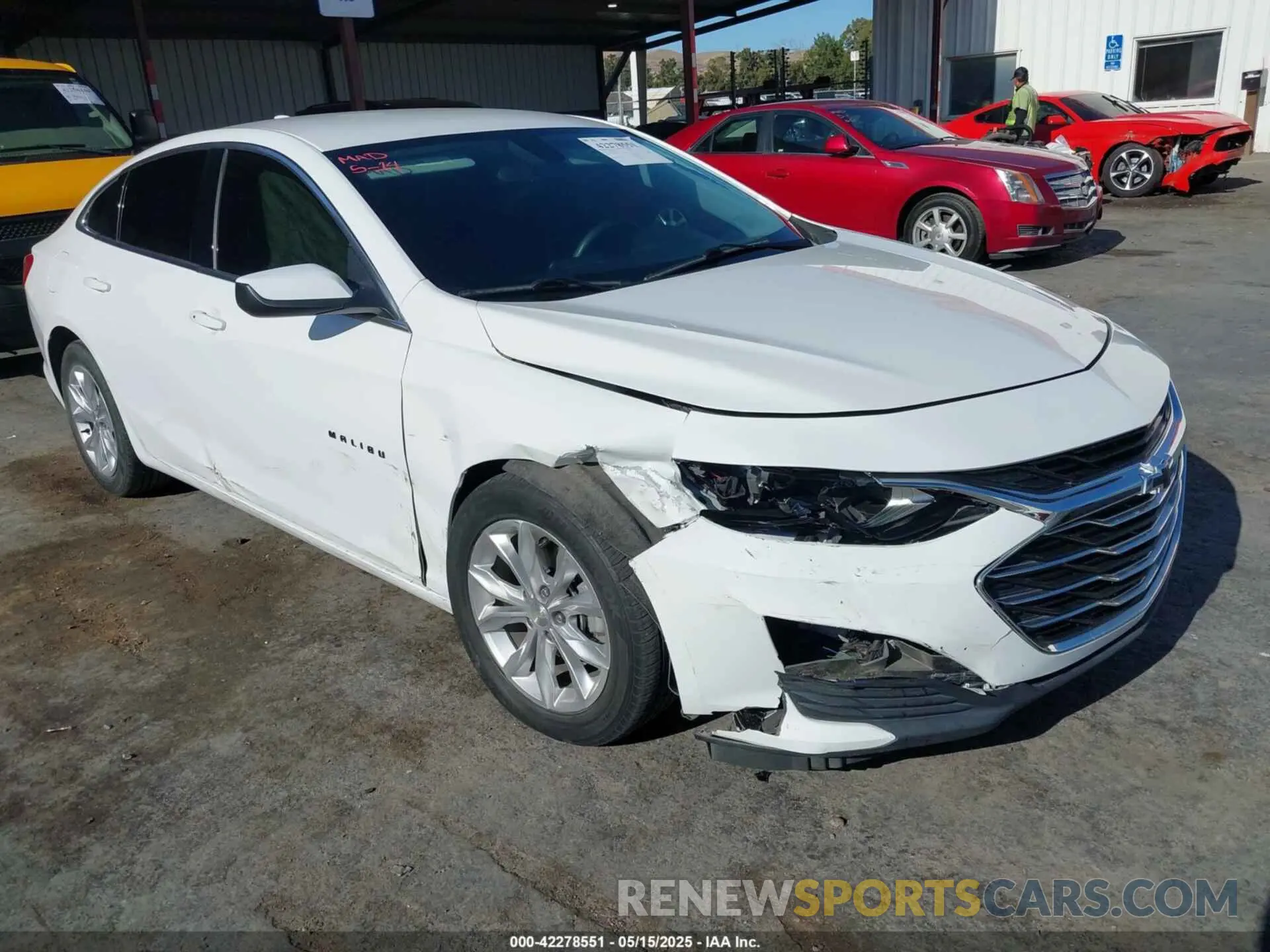1 fotografías del automóvil dañado 1G1ZD5ST9LF054097 CHEVROLET MALIBU 2020