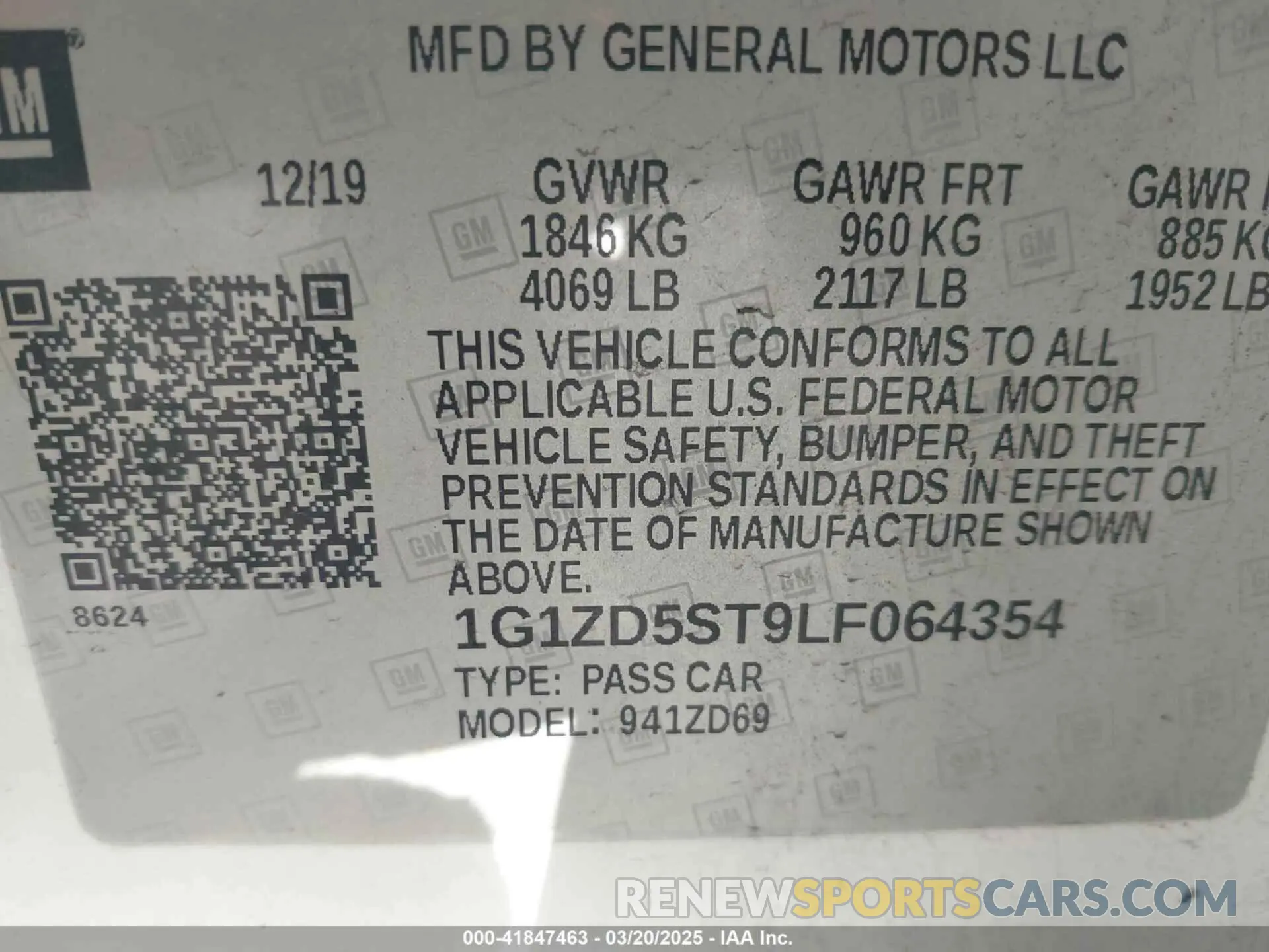 9 fotografías del automóvil dañado 1G1ZD5ST9LF064354 CHEVROLET MALIBU 2020