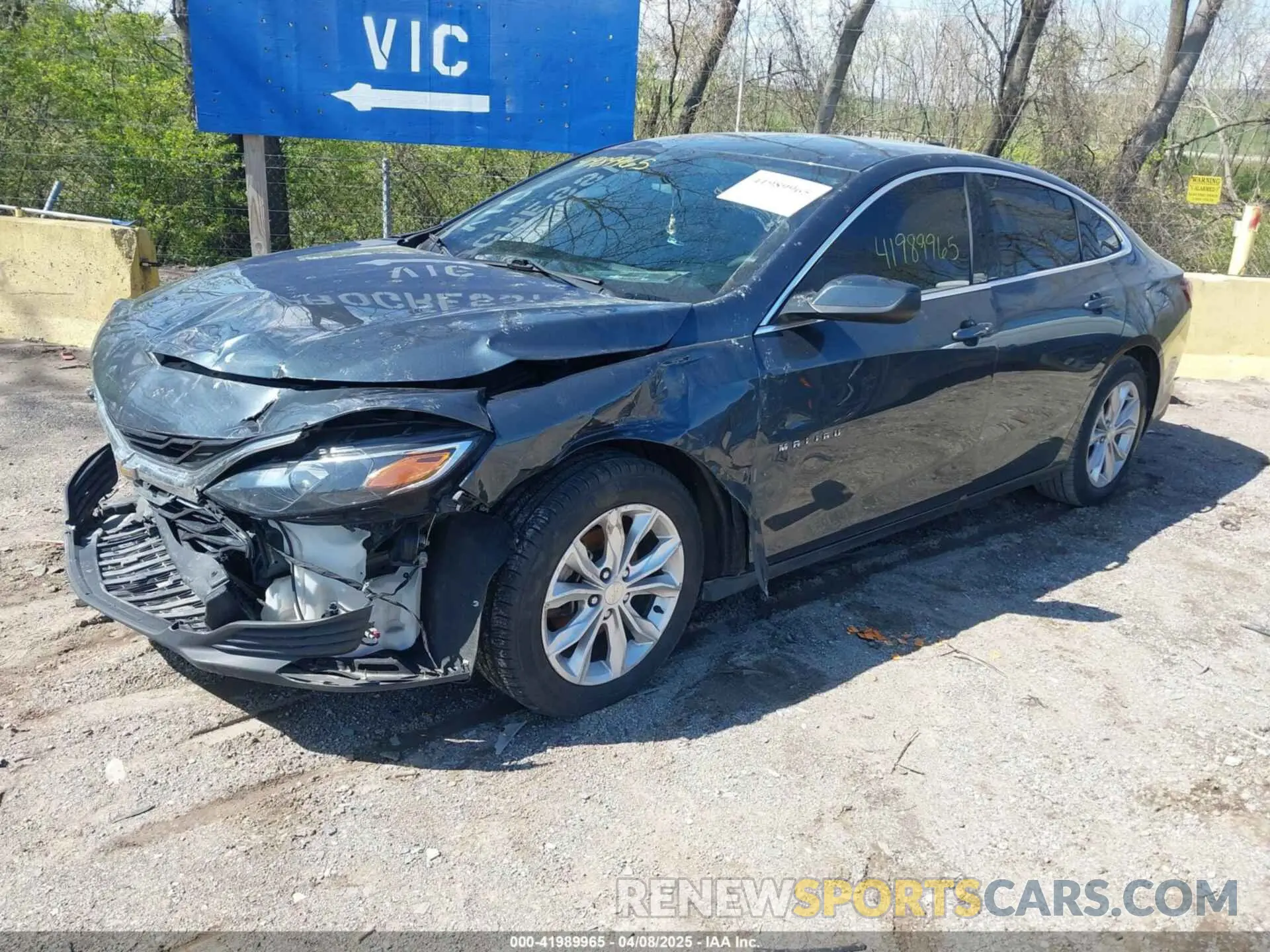 2 fotografías del automóvil dañado 1G1ZD5ST9LF066007 CHEVROLET MALIBU 2020