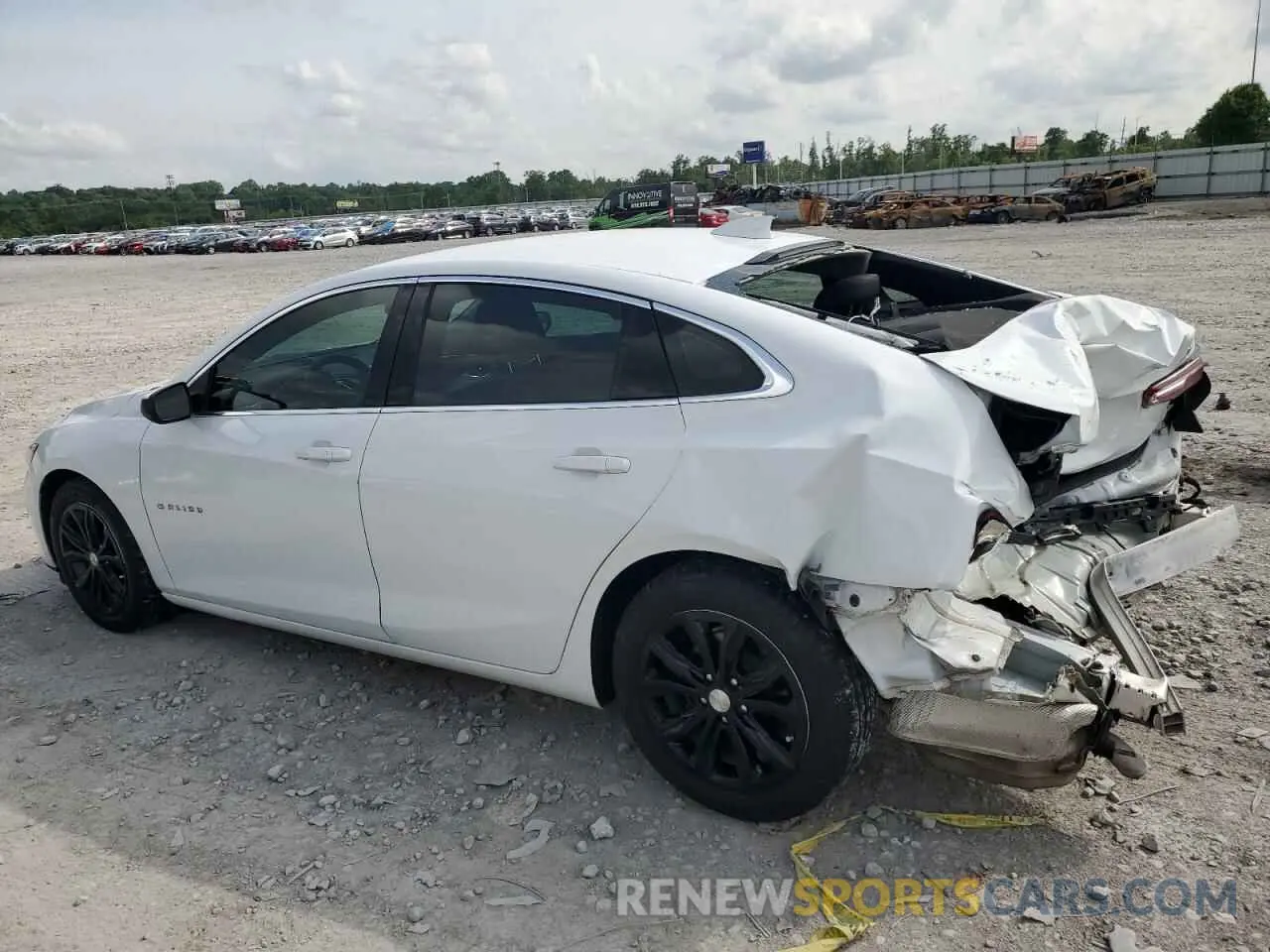 2 fotografías del automóvil dañado 1G1ZD5ST9LF098925 CHEVROLET MALIBU 2020