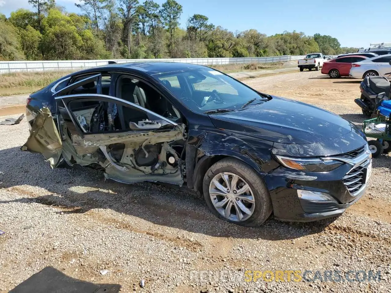 4 fotografías del automóvil dañado 1G1ZD5ST9LF113083 CHEVROLET MALIBU 2020