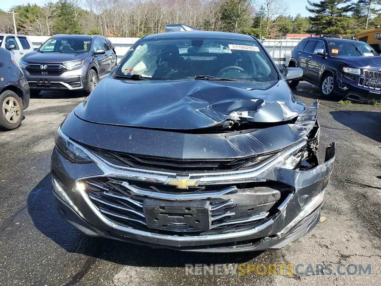 5 fotografías del automóvil dañado 1G1ZD5ST9LF116811 CHEVROLET MALIBU 2020