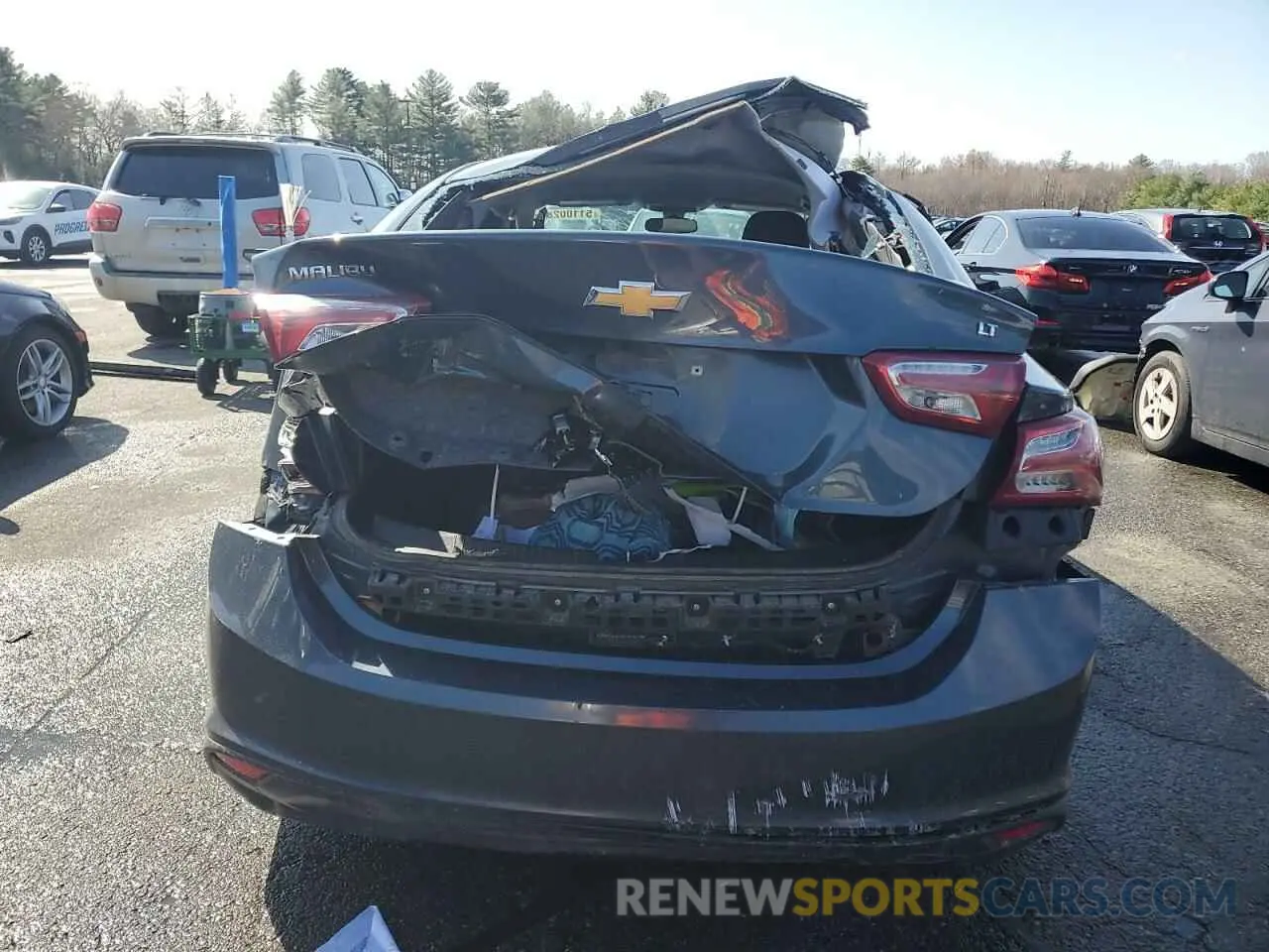 6 fotografías del automóvil dañado 1G1ZD5ST9LF116811 CHEVROLET MALIBU 2020