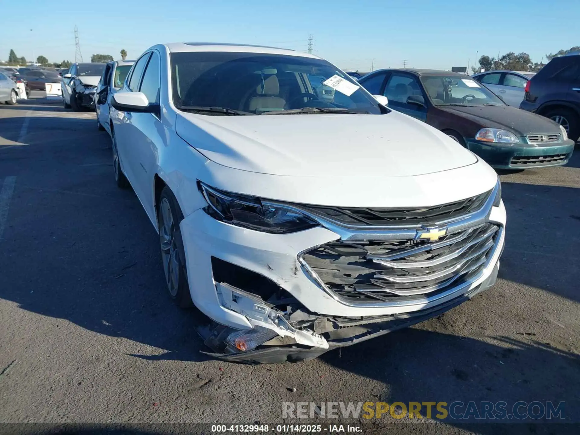 1 fotografías del automóvil dañado 1G1ZD5ST9LF123970 CHEVROLET MALIBU 2020