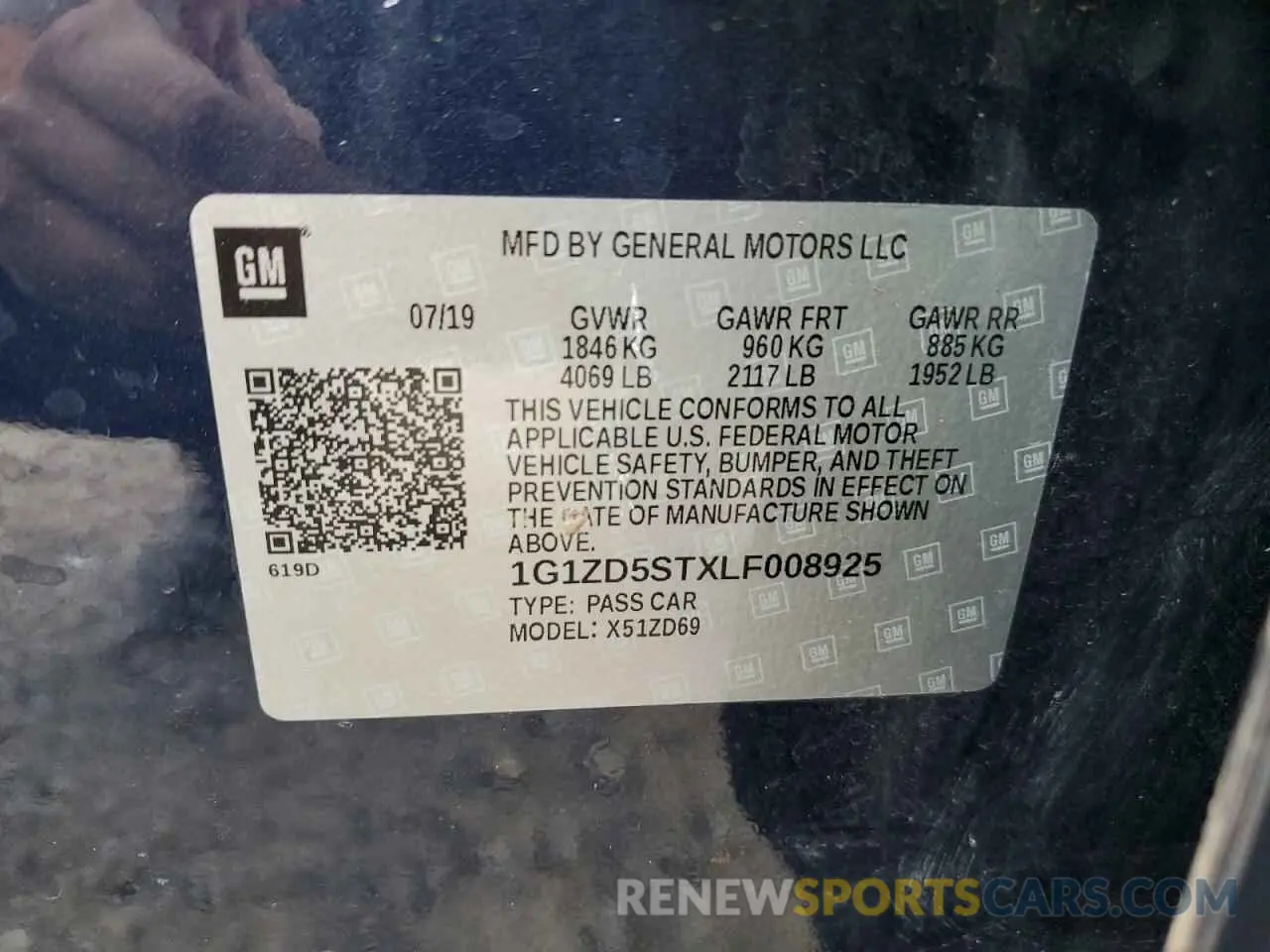 14 fotografías del automóvil dañado 1G1ZD5STXLF008925 CHEVROLET MALIBU 2020