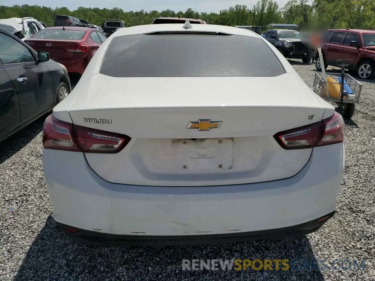 6 fotografías del automóvil dañado 1G1ZD5STXLF019374 CHEVROLET MALIBU 2020