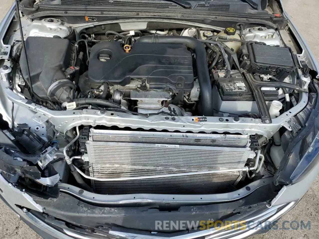 11 fotografías del automóvil dañado 1G1ZD5STXLF035283 CHEVROLET MALIBU 2020
