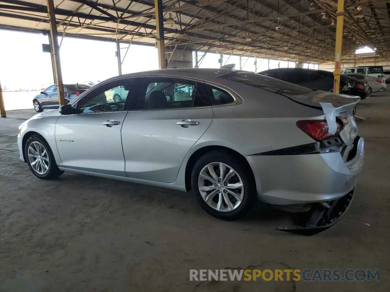 2 fotografías del automóvil dañado 1G1ZD5STXLF054688 CHEVROLET MALIBU 2020