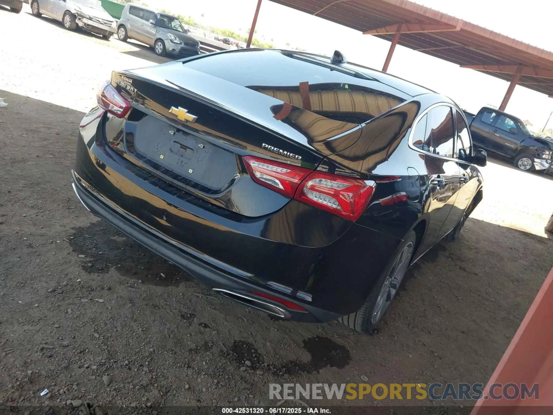 4 fotografías del automóvil dañado 1G1ZE5SX2LF014749 CHEVROLET MALIBU 2020