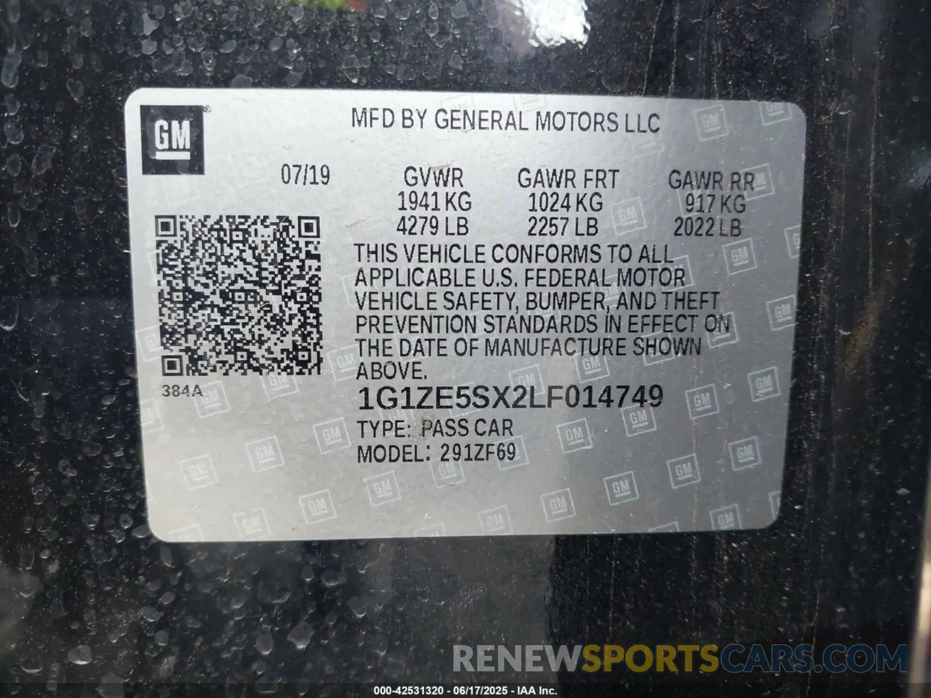 9 fotografías del automóvil dañado 1G1ZE5SX2LF014749 CHEVROLET MALIBU 2020