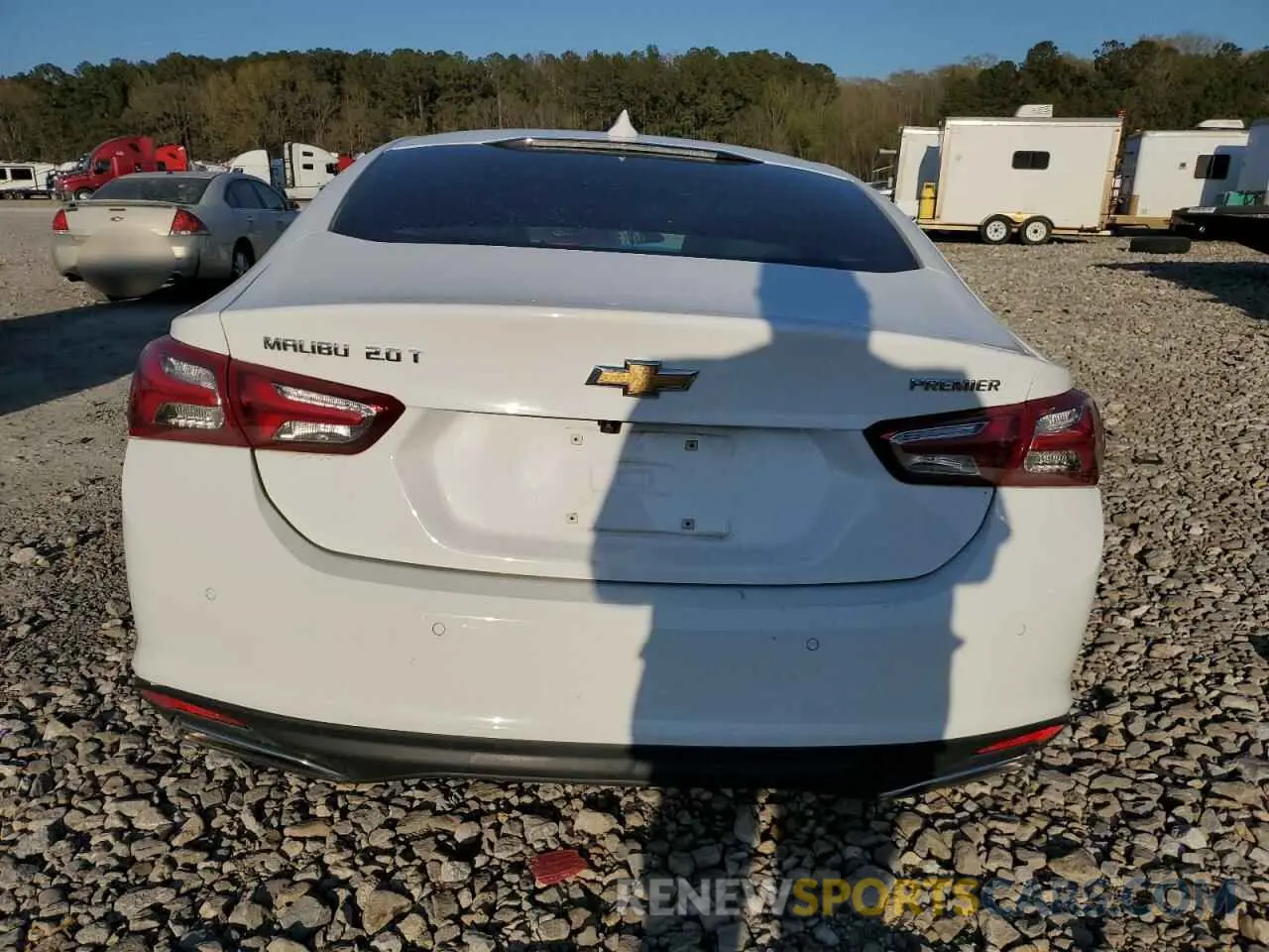 6 fotografías del automóvil dañado 1G1ZE5SX3LF114066 CHEVROLET MALIBU 2020
