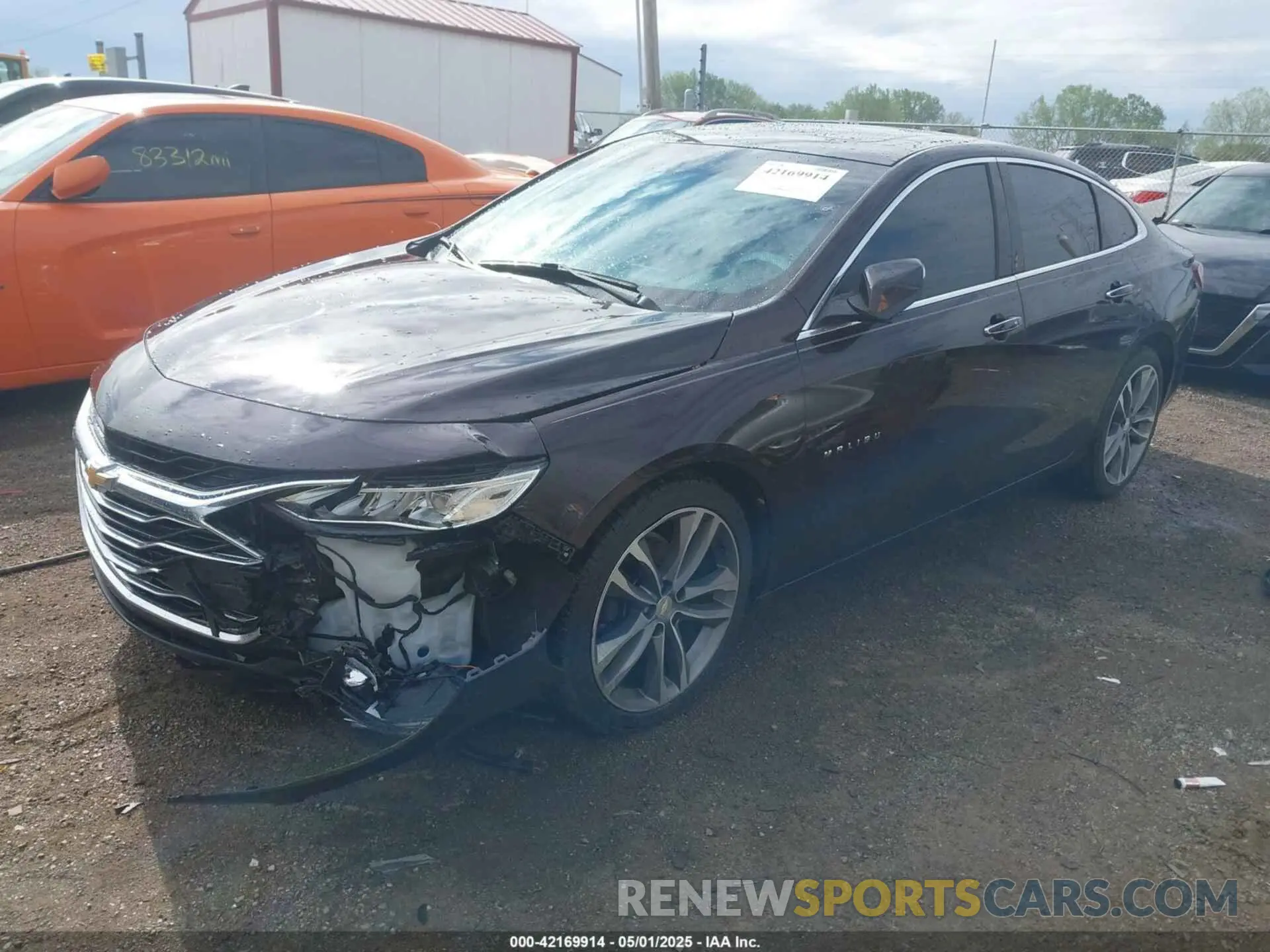 2 fotografías del automóvil dañado 1G1ZE5SX3LF142997 CHEVROLET MALIBU 2020