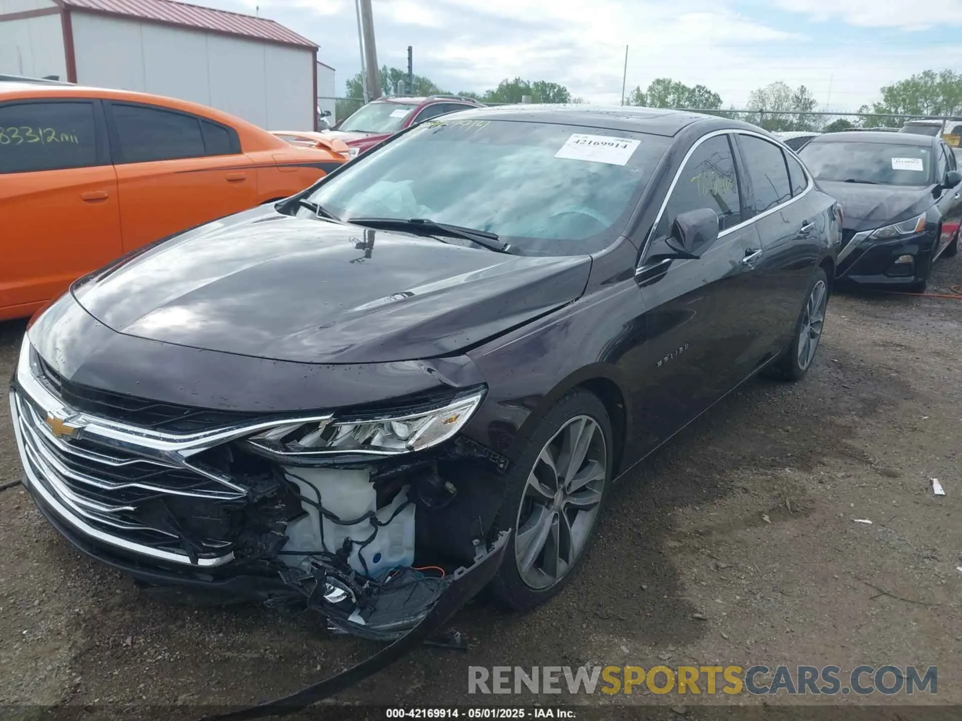 6 fotografías del automóvil dañado 1G1ZE5SX3LF142997 CHEVROLET MALIBU 2020
