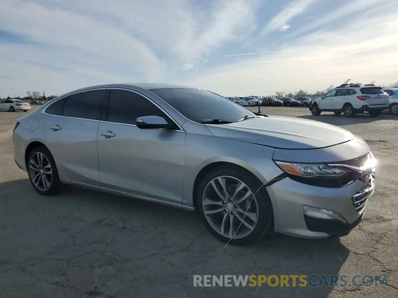 4 fotografías del automóvil dañado 1G1ZE5SX7LF033698 CHEVROLET MALIBU 2020
