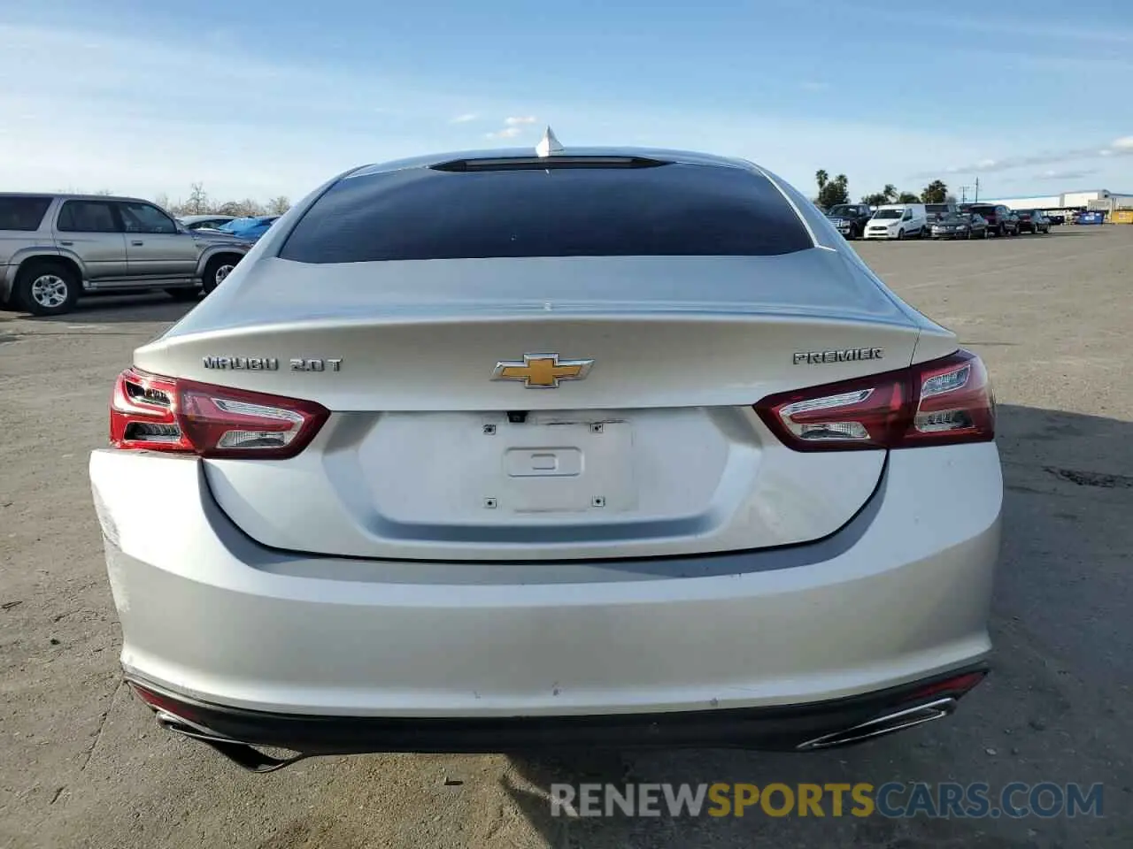 6 fotografías del automóvil dañado 1G1ZE5SX7LF033698 CHEVROLET MALIBU 2020