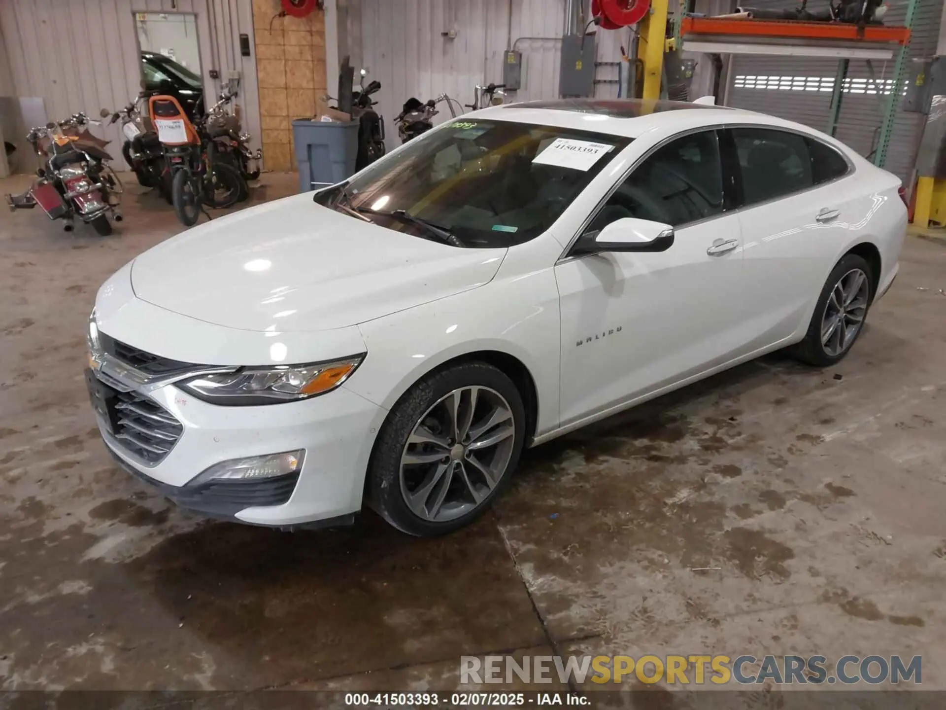 2 fotografías del automóvil dañado 1G1ZE5SX8LF143420 CHEVROLET MALIBU 2020