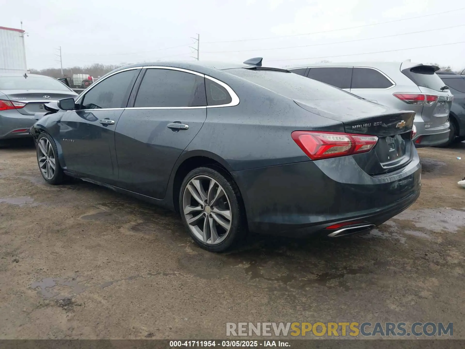 3 fotografías del automóvil dañado 1G1ZE5SX9LF092137 CHEVROLET MALIBU 2020