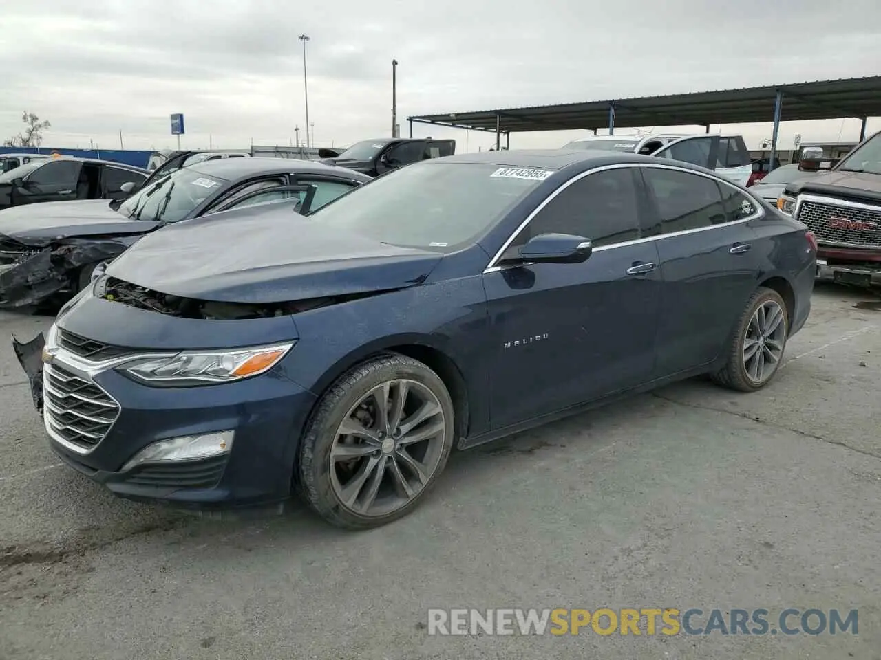 1 fotografías del automóvil dañado 1G1ZE5SXXLF149221 CHEVROLET MALIBU 2020