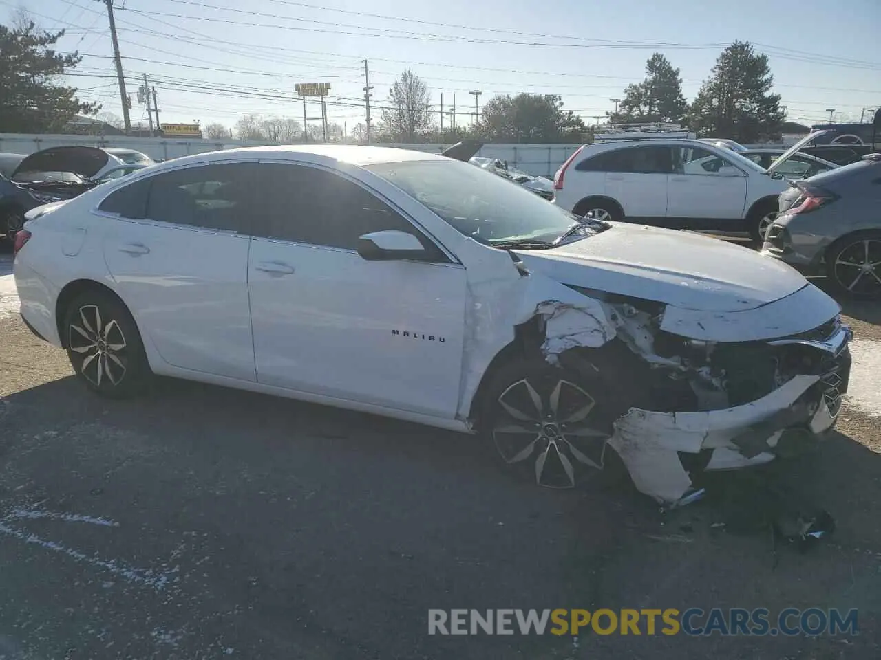4 fotografías del automóvil dañado 1G1ZG5ST1LF139510 CHEVROLET MALIBU 2020