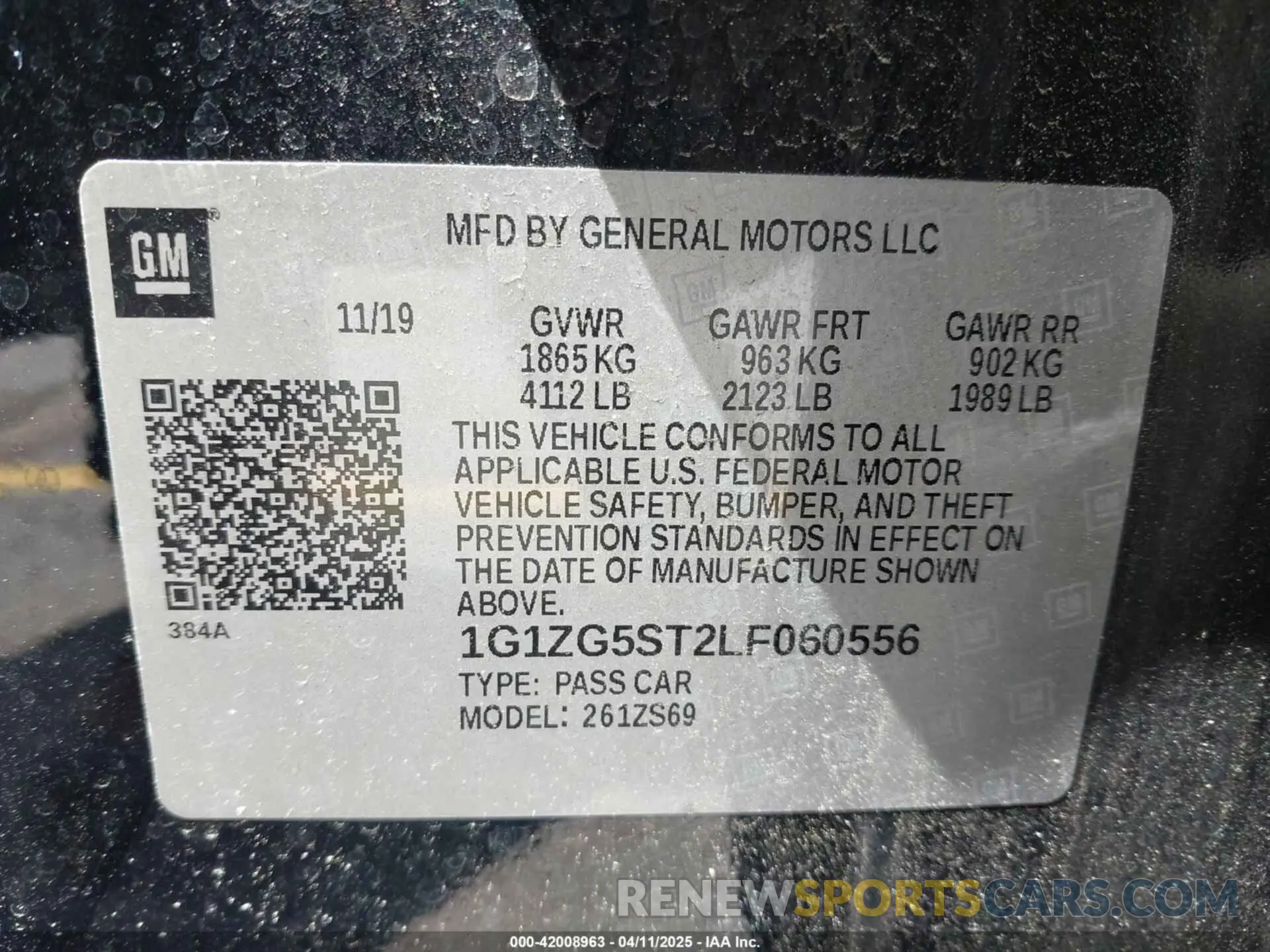 9 fotografías del automóvil dañado 1G1ZG5ST2LF060556 CHEVROLET MALIBU 2020