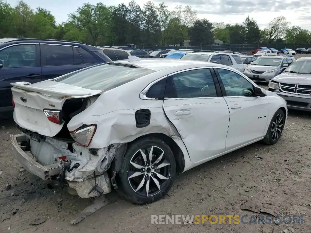 3 fotografías del automóvil dañado 1G1ZG5ST3LF057102 CHEVROLET MALIBU 2020