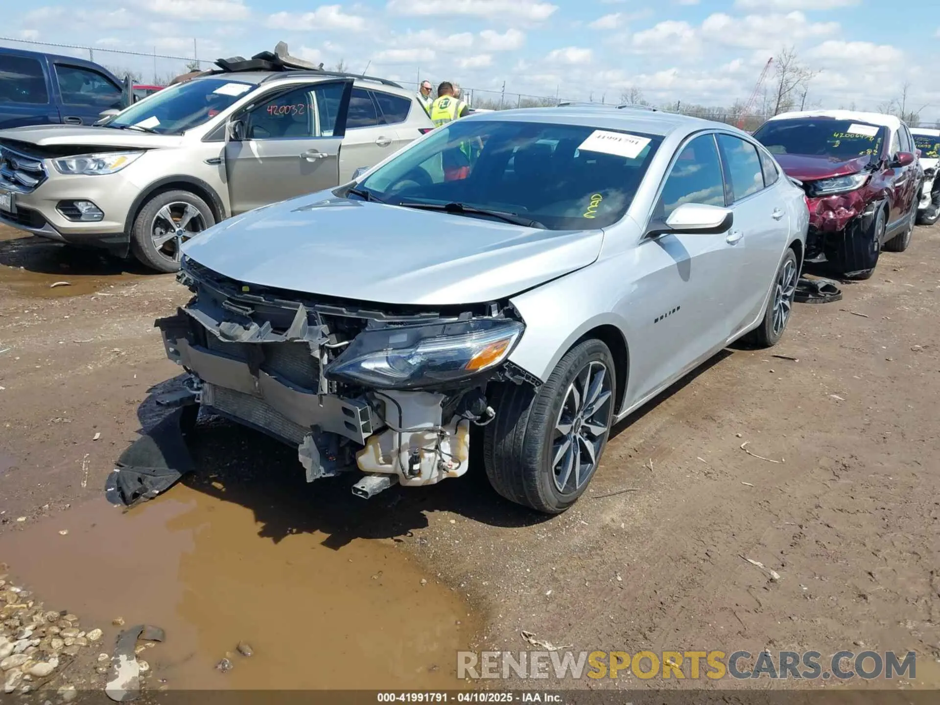 2 fotografías del automóvil dañado 1G1ZG5ST4LF141901 CHEVROLET MALIBU 2020